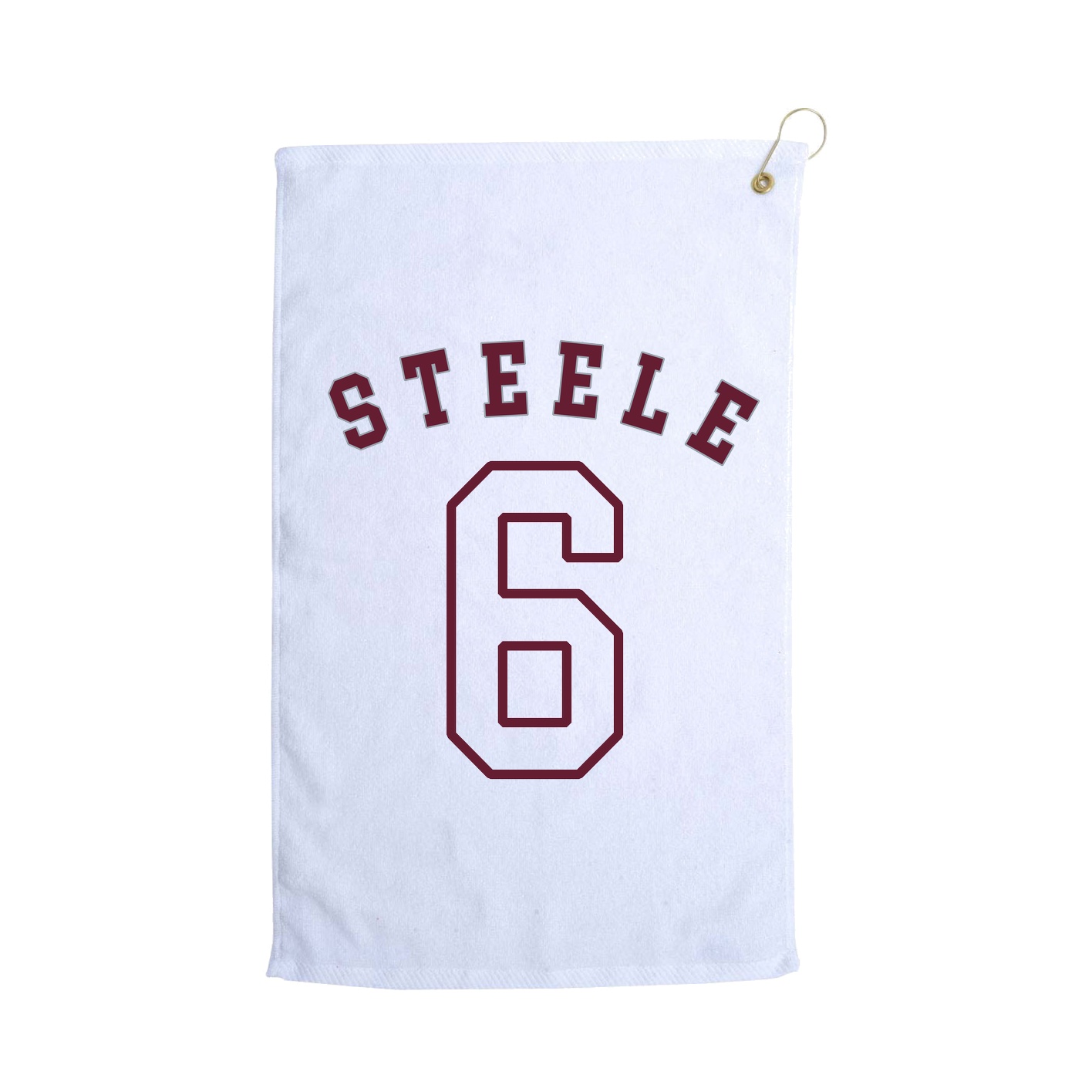 Golf Towel — Shirsey Arch in White