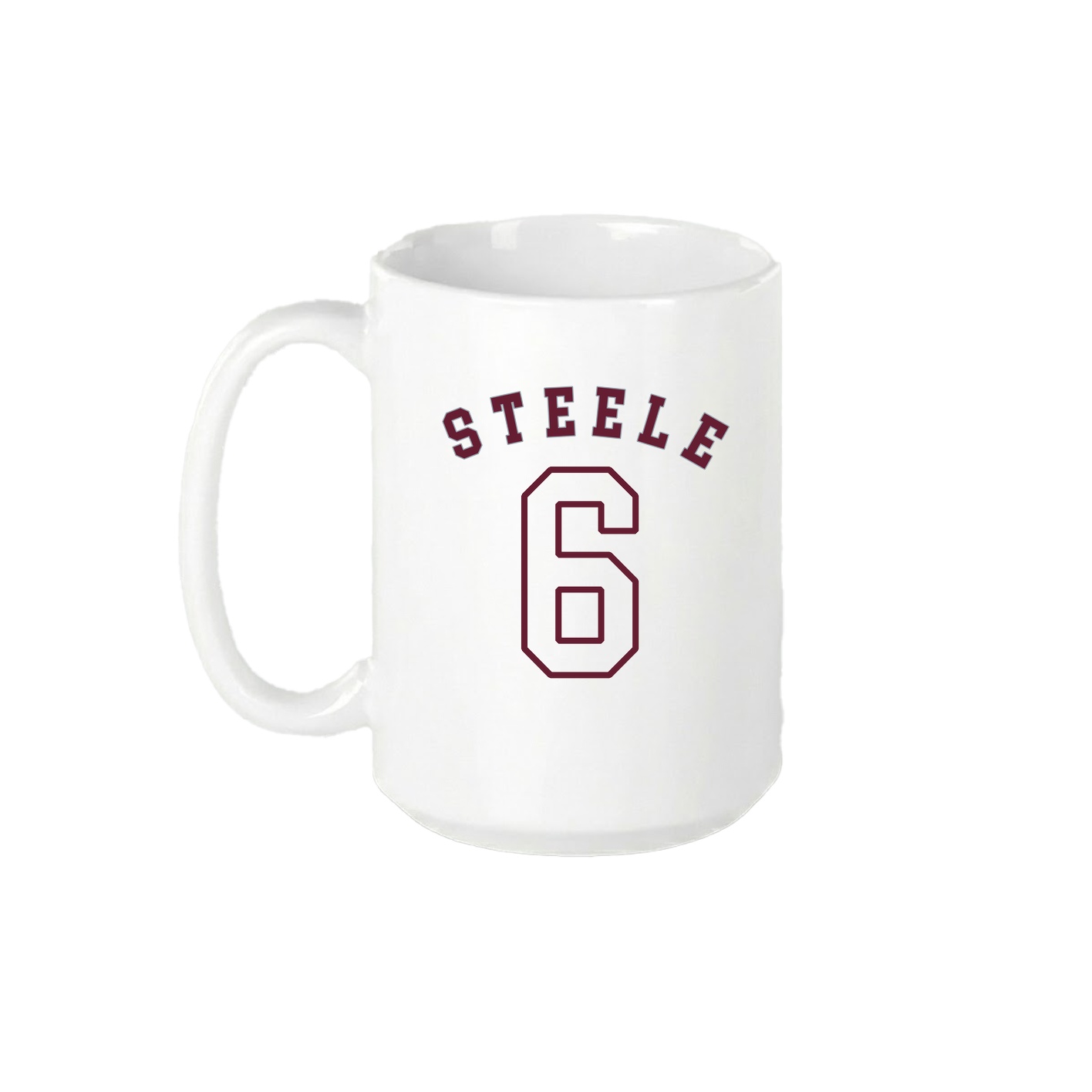 15oz Coffee Mug — Shirsey Arch in White