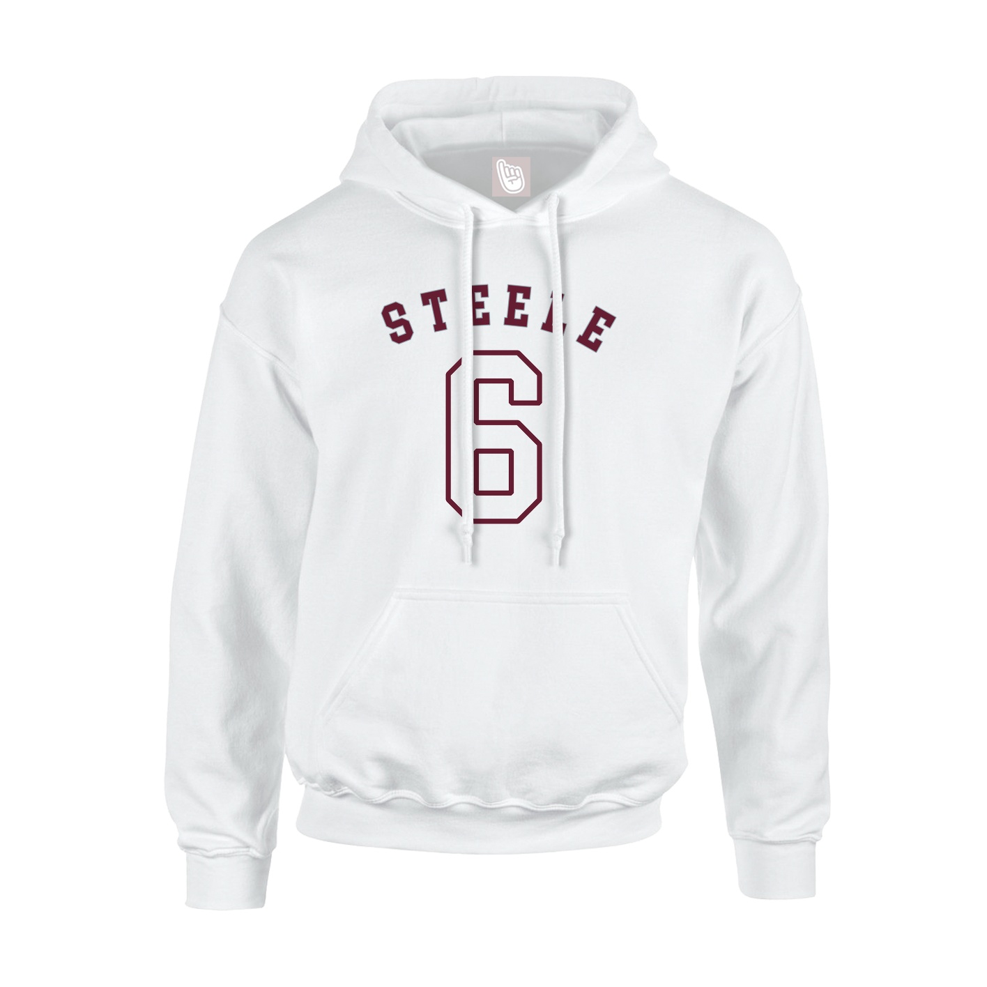 Hoodie — Shirsey Arch in White