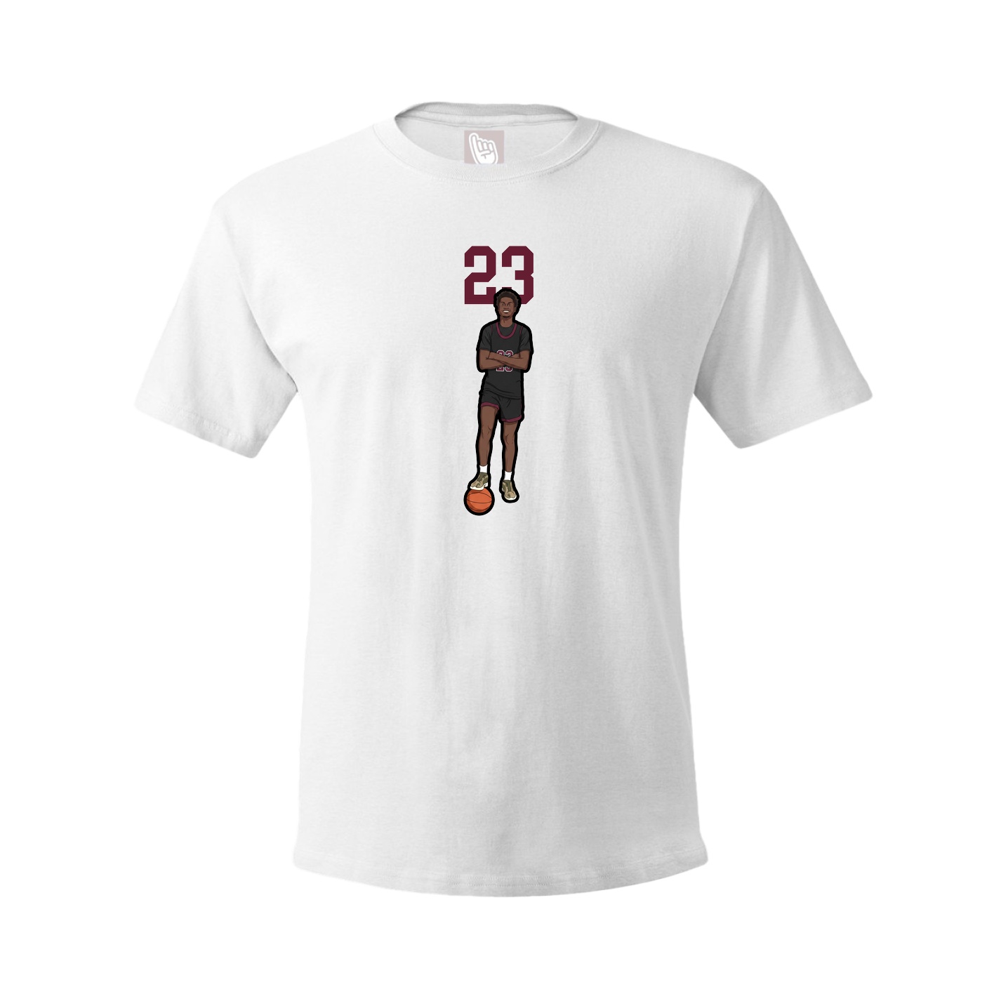 Tee — Number Top in White