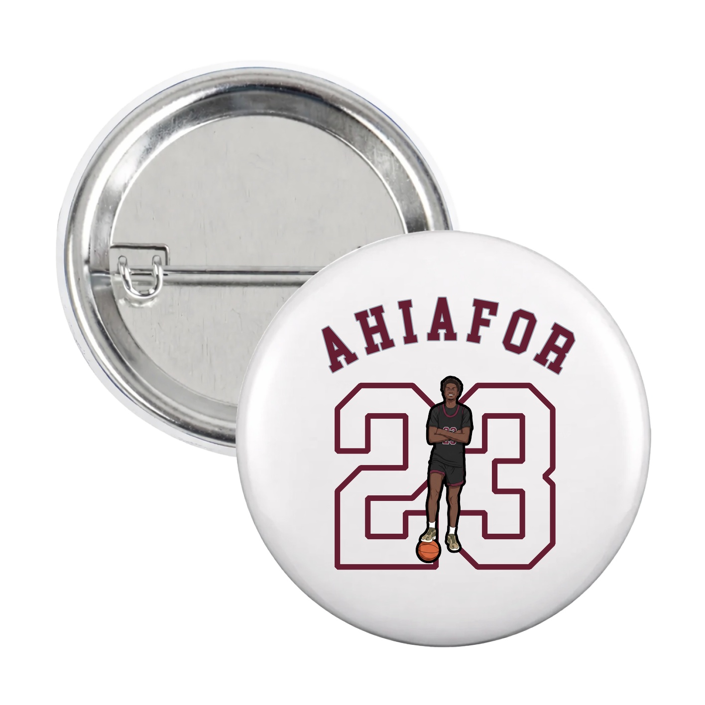 Game Day Button — Shirsey Arch in White