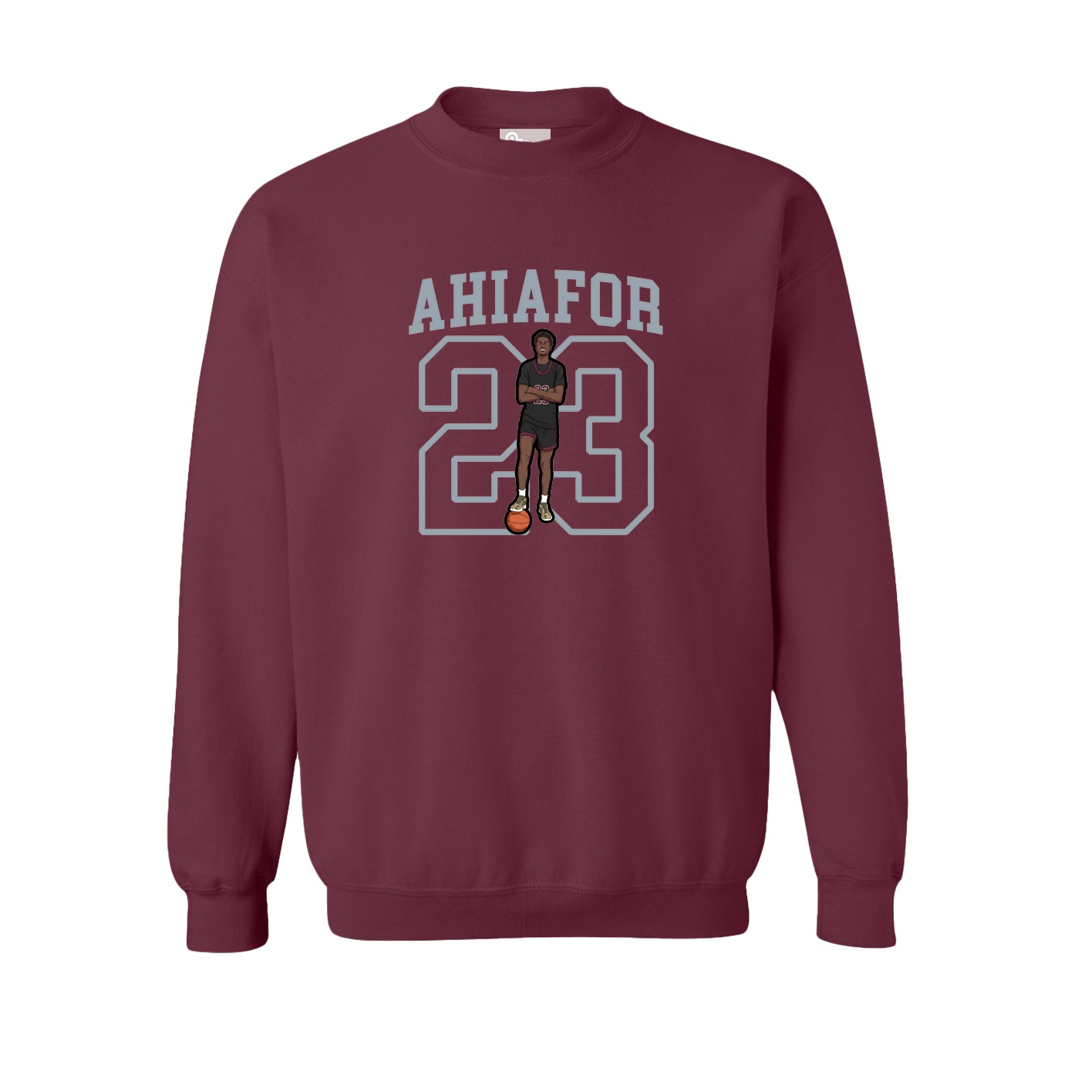 Fleece Crew — Shirsey in Maroon
