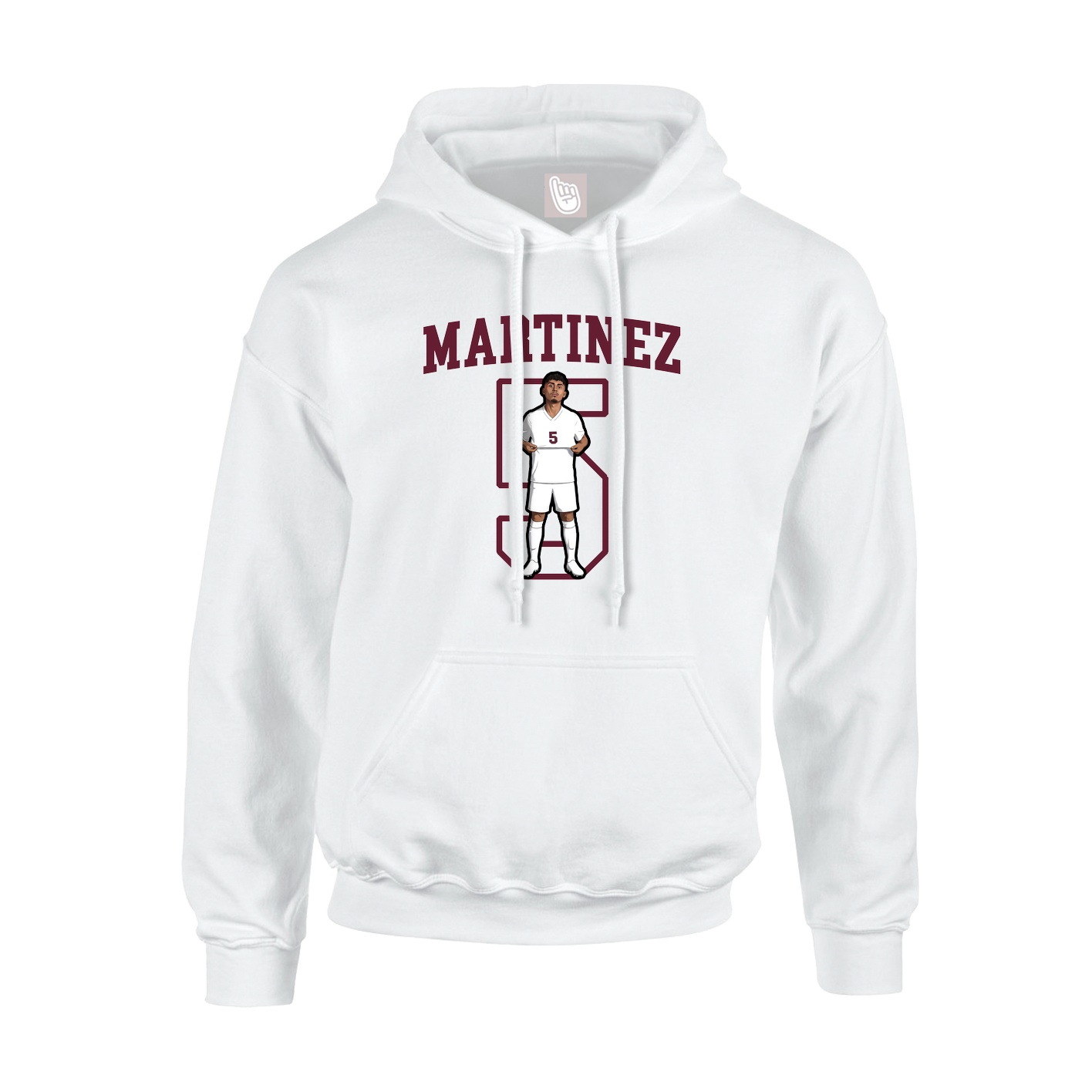 Hoodie — Shirsey in White