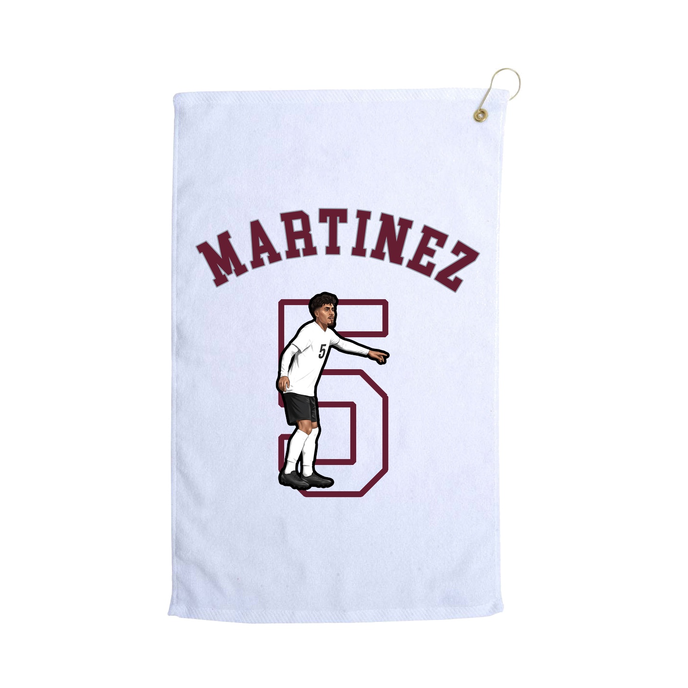 Golf Towel — Shirsey Arch in White