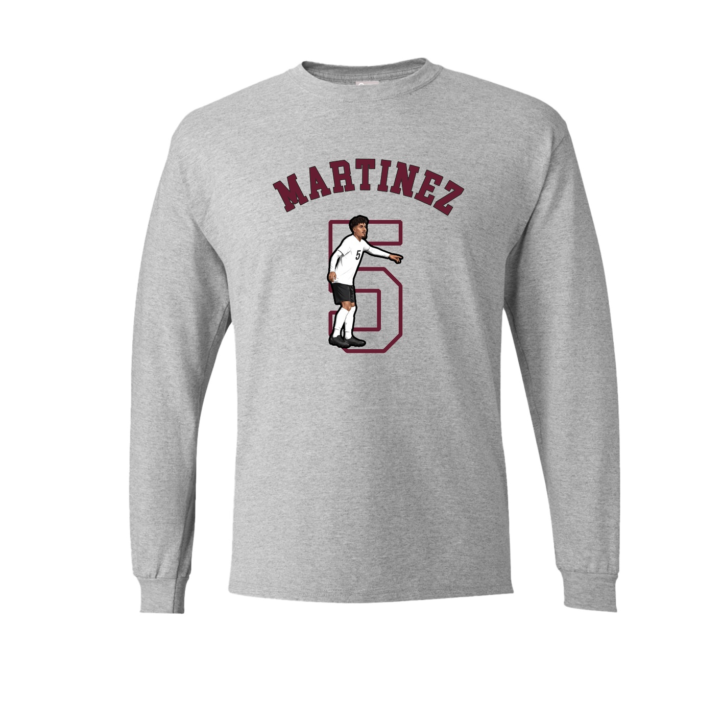 Long Sleeve Tee — Shirsey Arch in Grey
