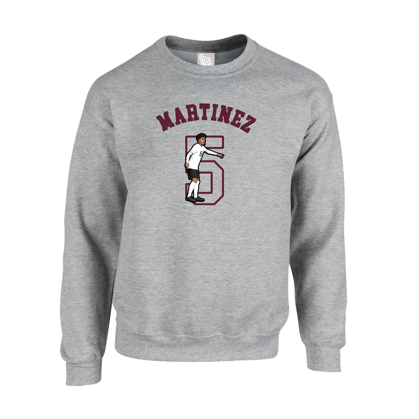 Fleece Crew — Shirsey Arch in Grey