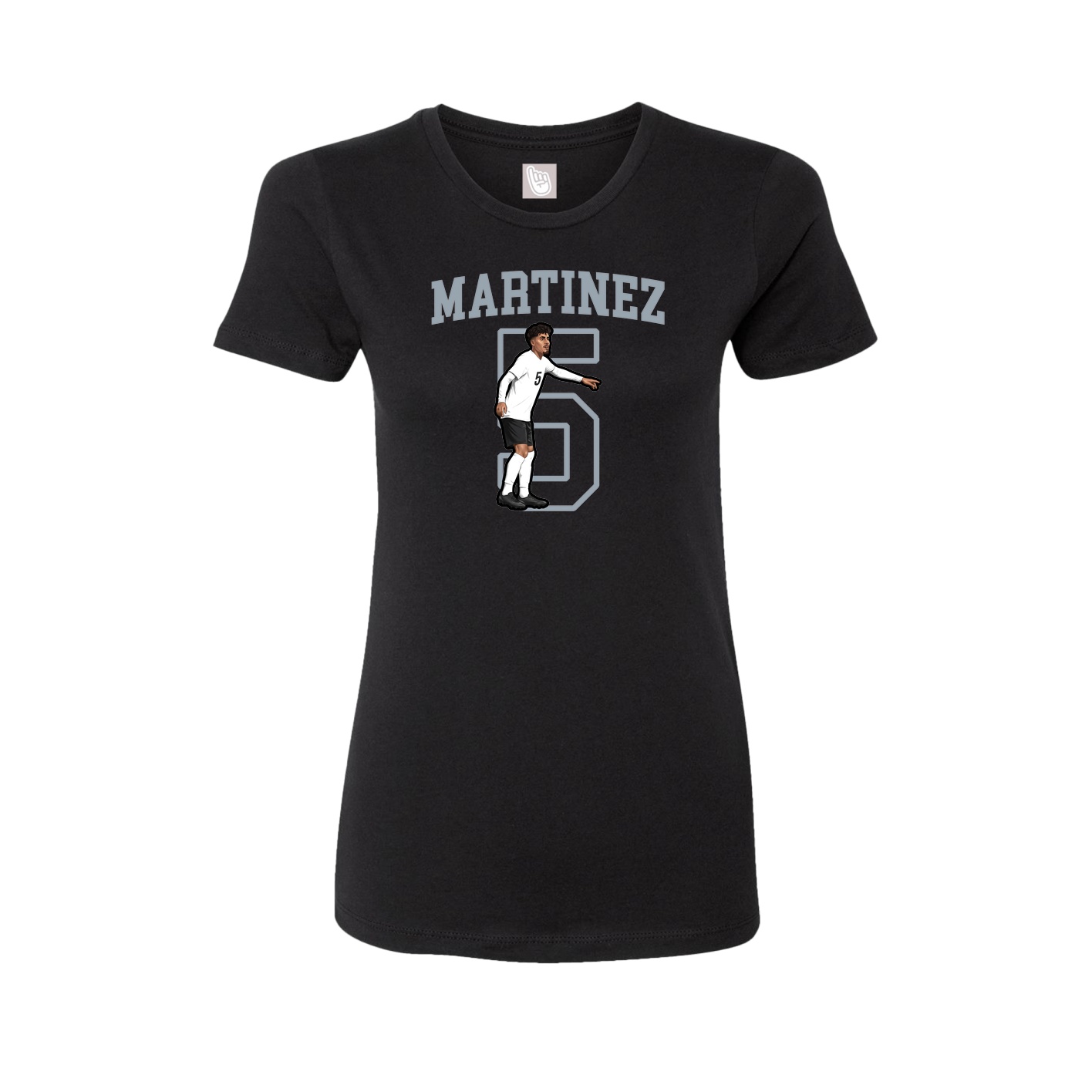 Fitted Women's Tee — Shirsey in Black