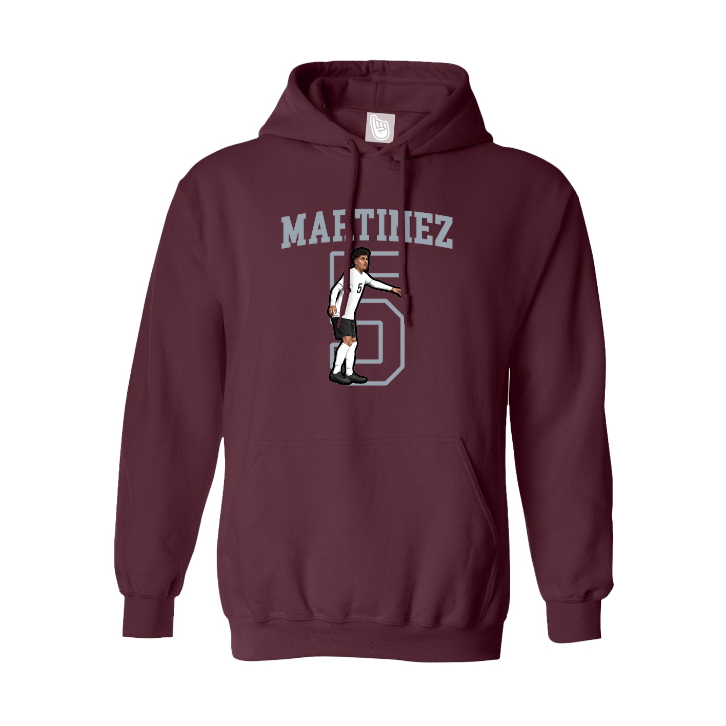 Hoodie — Shirsey in Maroon