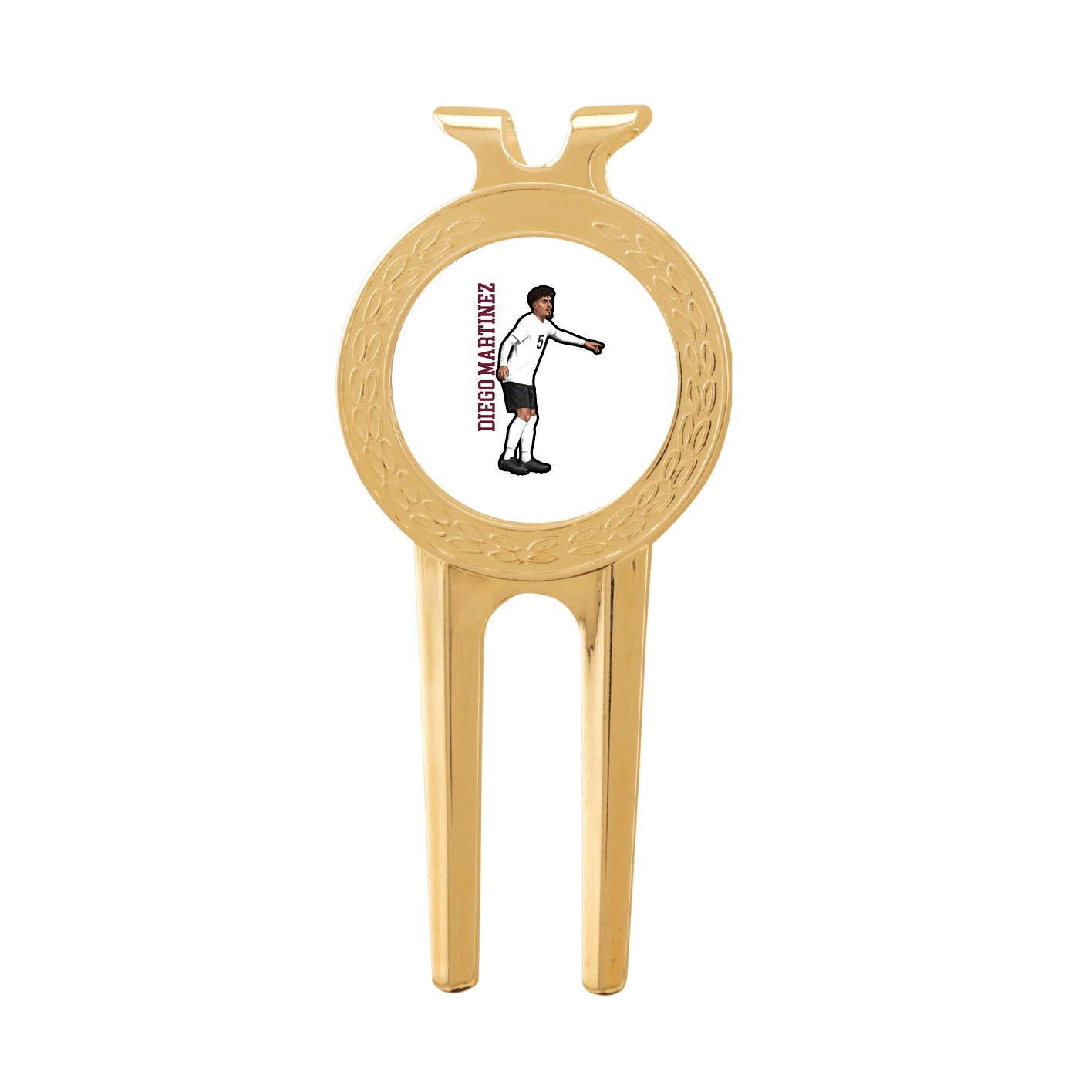 Divot Tool with Ball Marker — Name Vertical in Classic