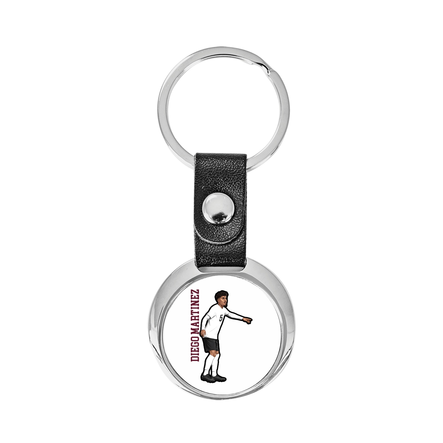 Key Chain — Name Vertical in Classic