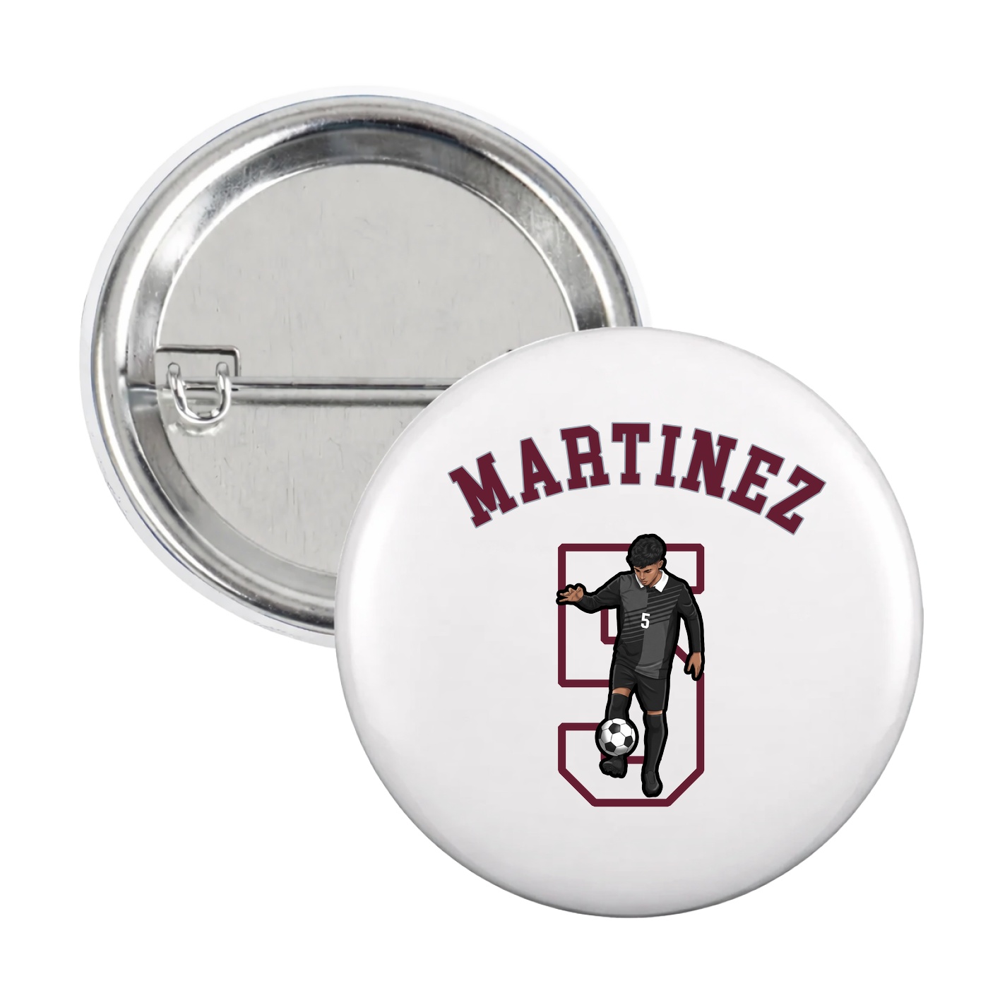 Game Day Button — Shirsey Arch in White