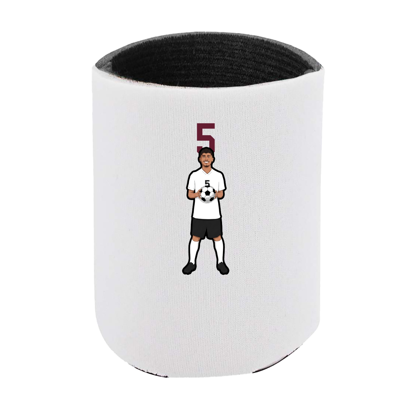 Can Holder — Number Top in White