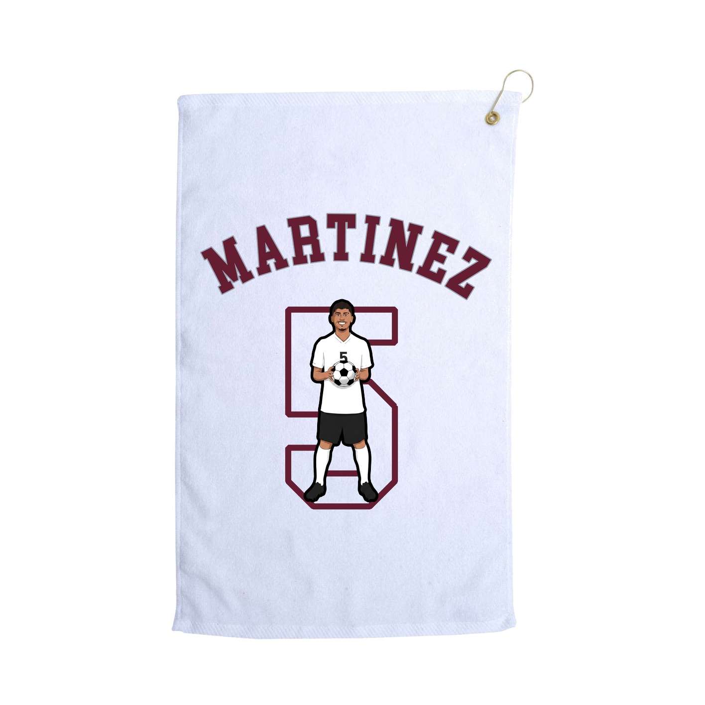 Golf Towel — Shirsey Arch in White