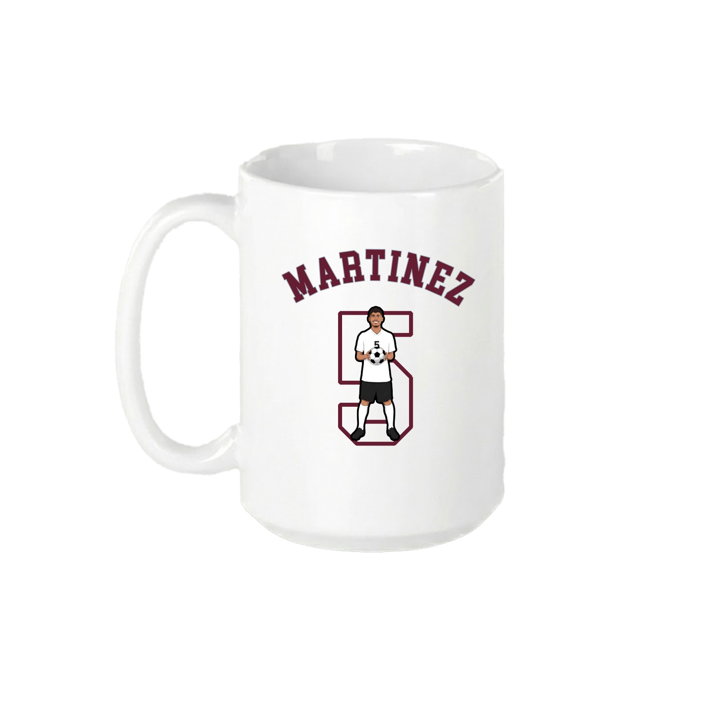 15oz Coffee Mug — Shirsey Arch in White