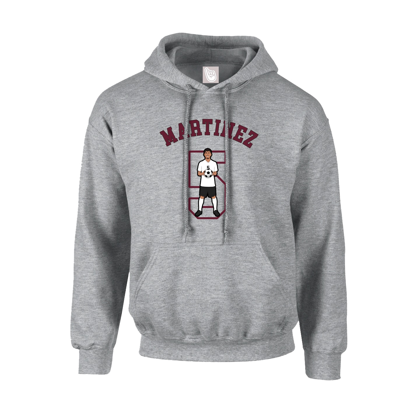 Youth Hoodie — Shirsey Arch in Grey