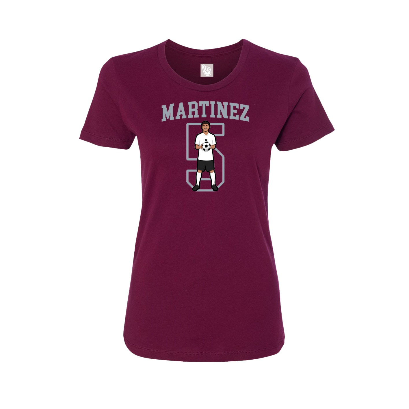 Fitted Women's Tee — Shirsey in Maroon
