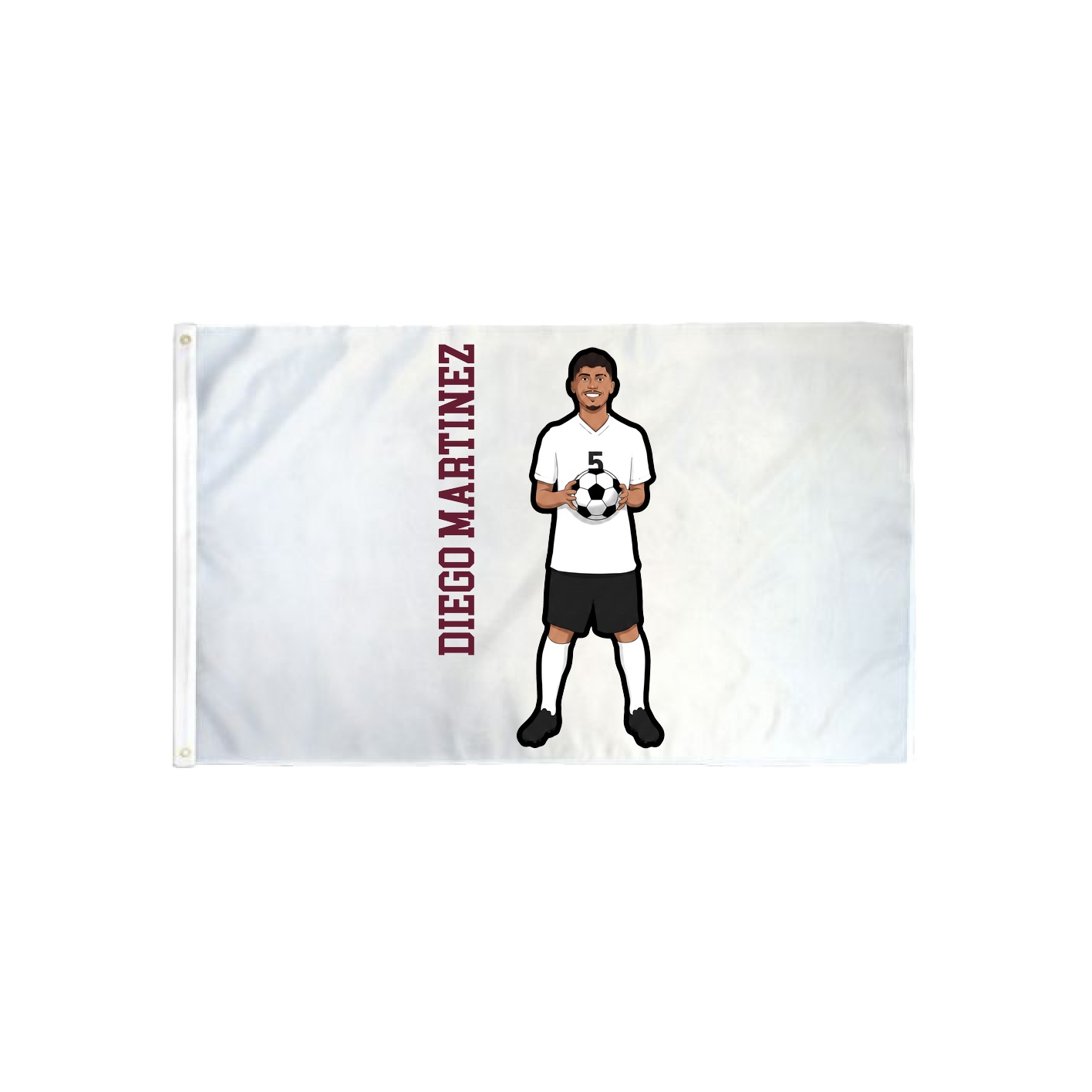 3x5 Flag — Name Vertical in Classic