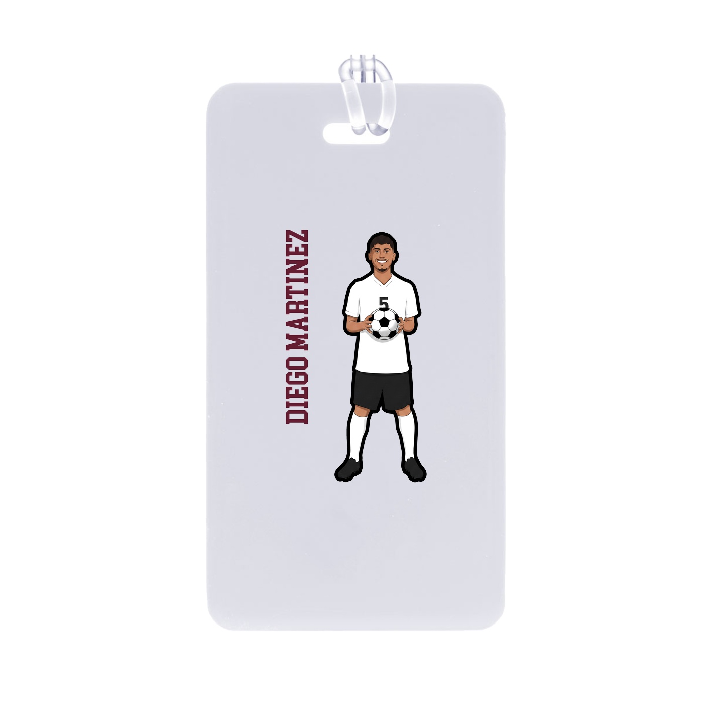 Bag Tag — Name Vertical in Classic