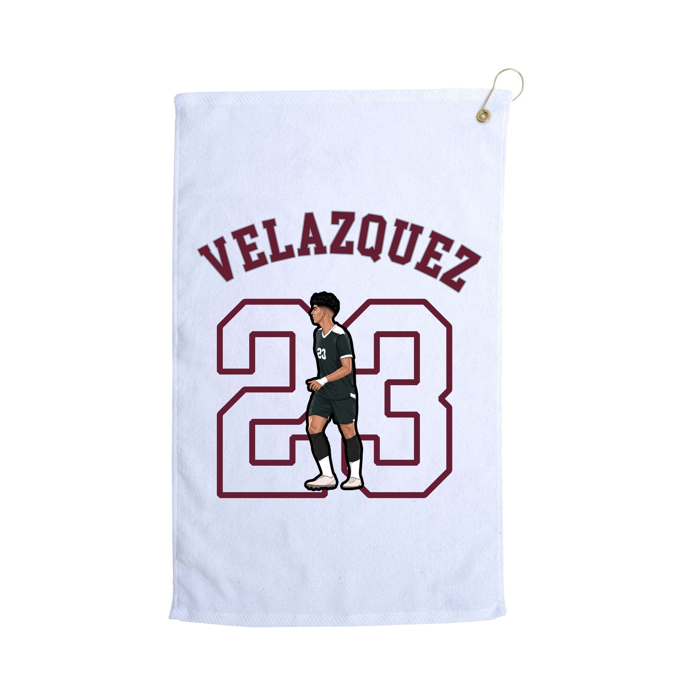 Golf Towel — Shirsey Arch in White
