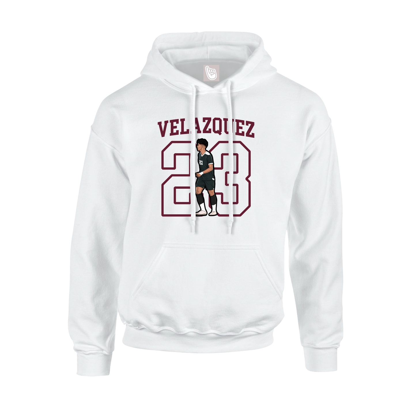 Hoodie — Shirsey in White