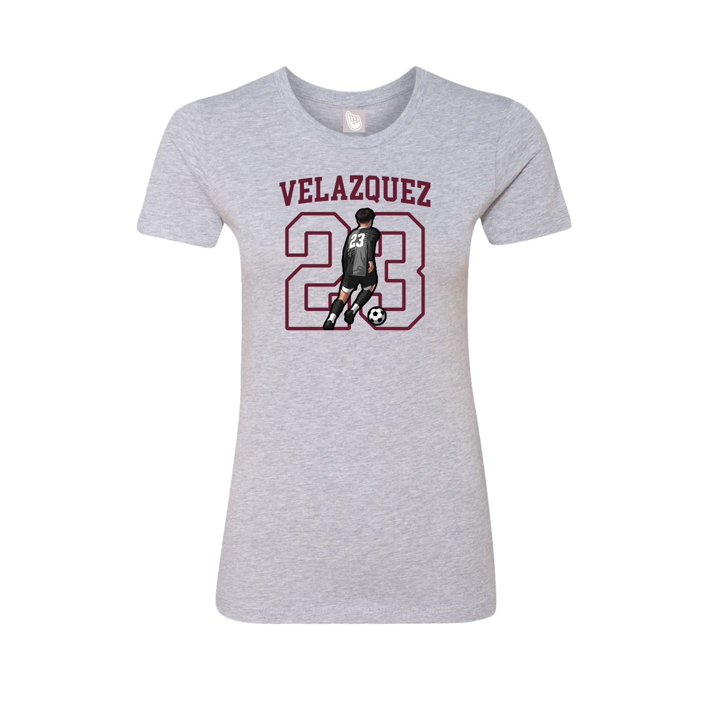 Fitted Women's Tee — Shirsey in Grey
