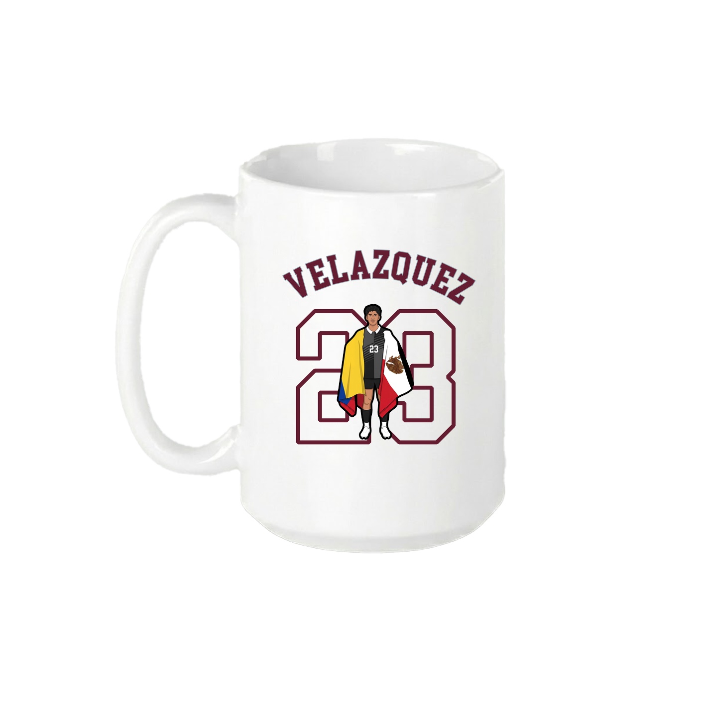 15oz Coffee Mug — Shirsey Arch in White