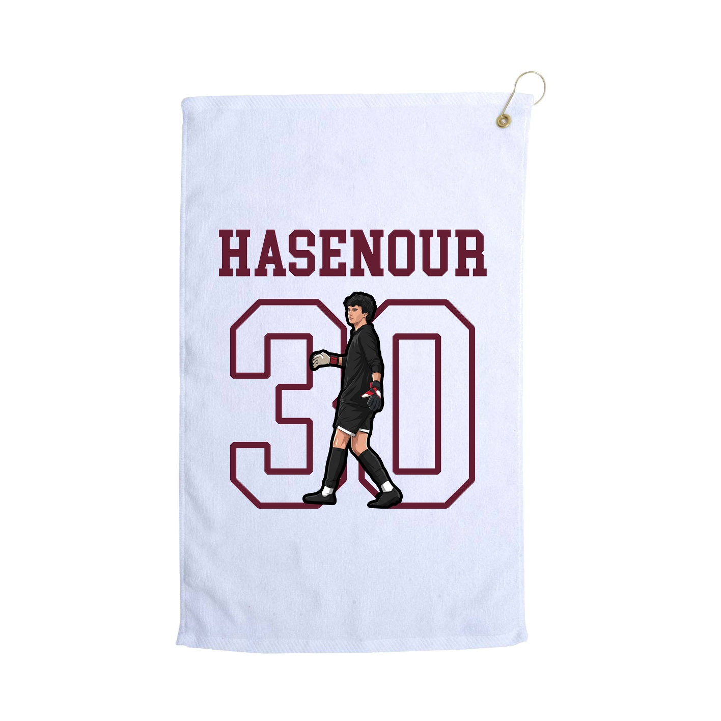 Golf Towel — Shirsey in White