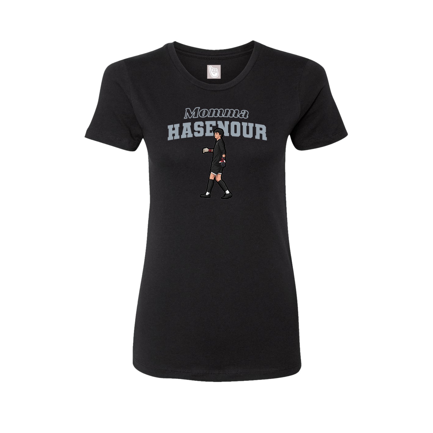 Womens Tee — Mothers Day Block in Black