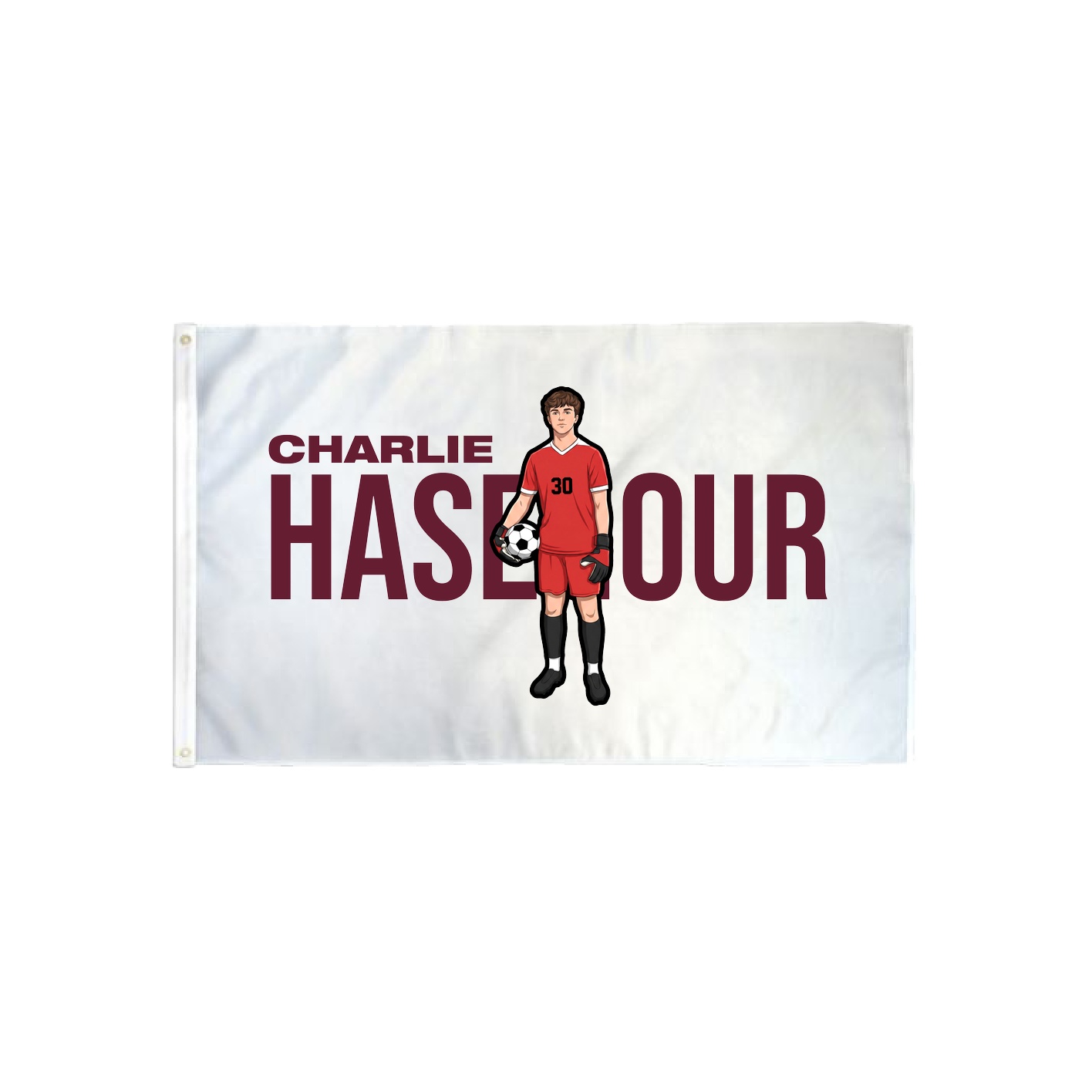 3x5 Flag — Player Name in Classic