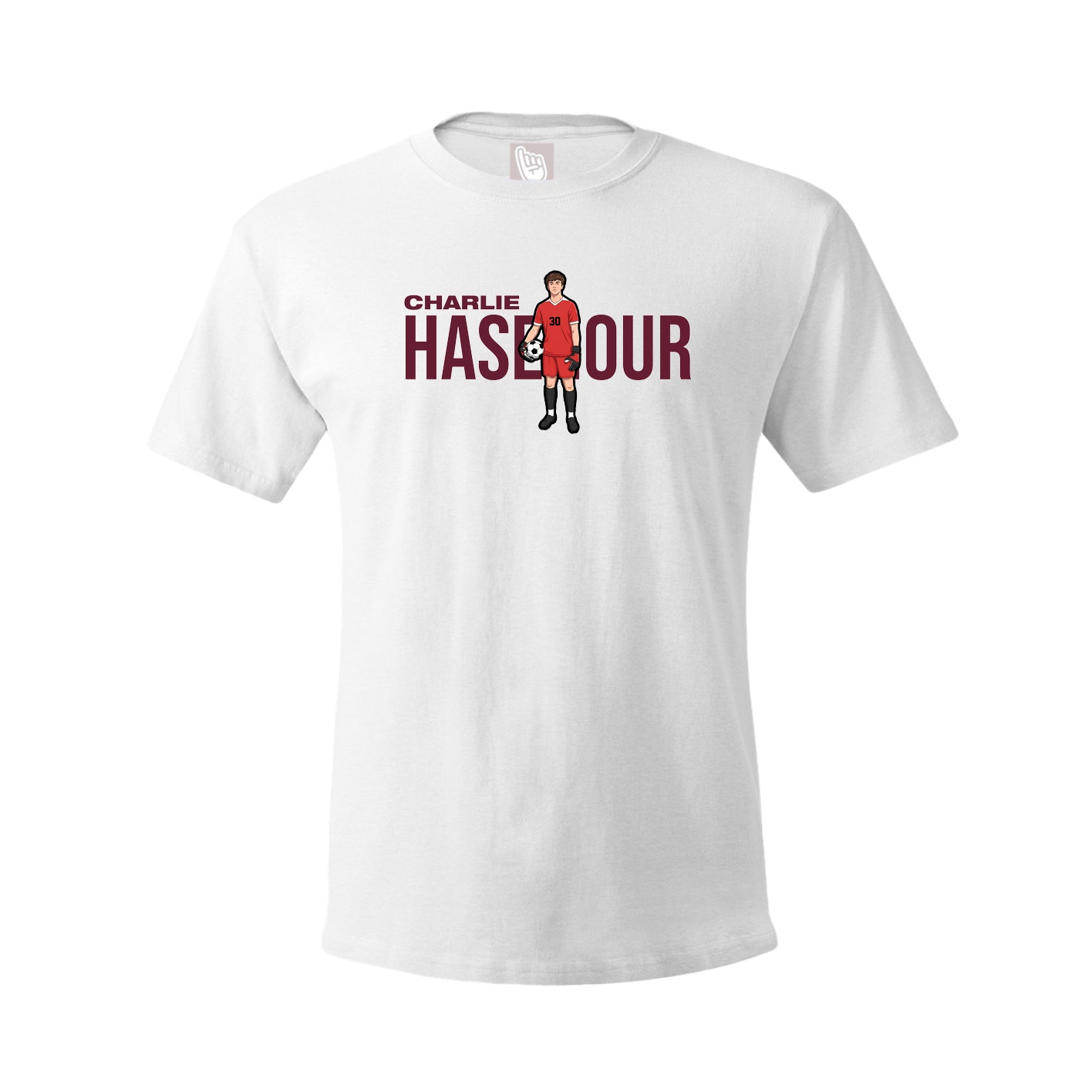 Youth Tee — Player Name in White