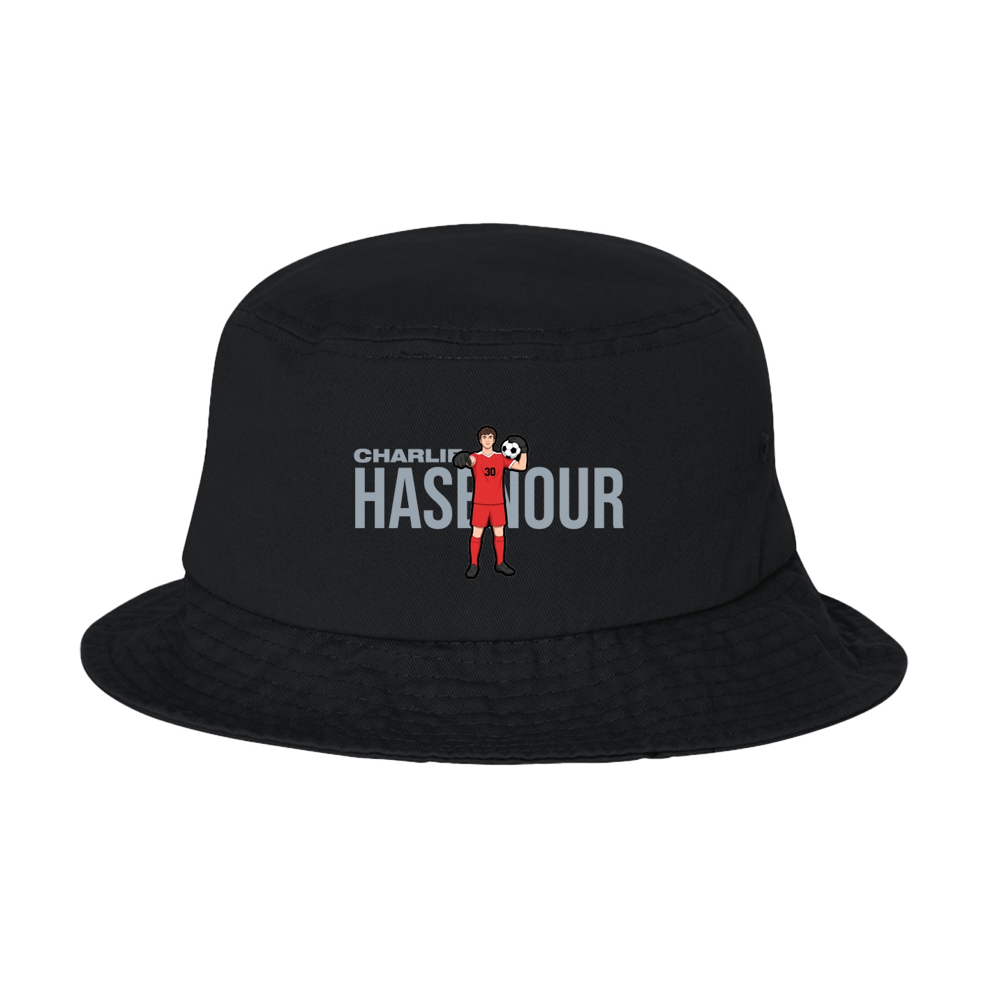 Bucket Cap — Player Name in Black