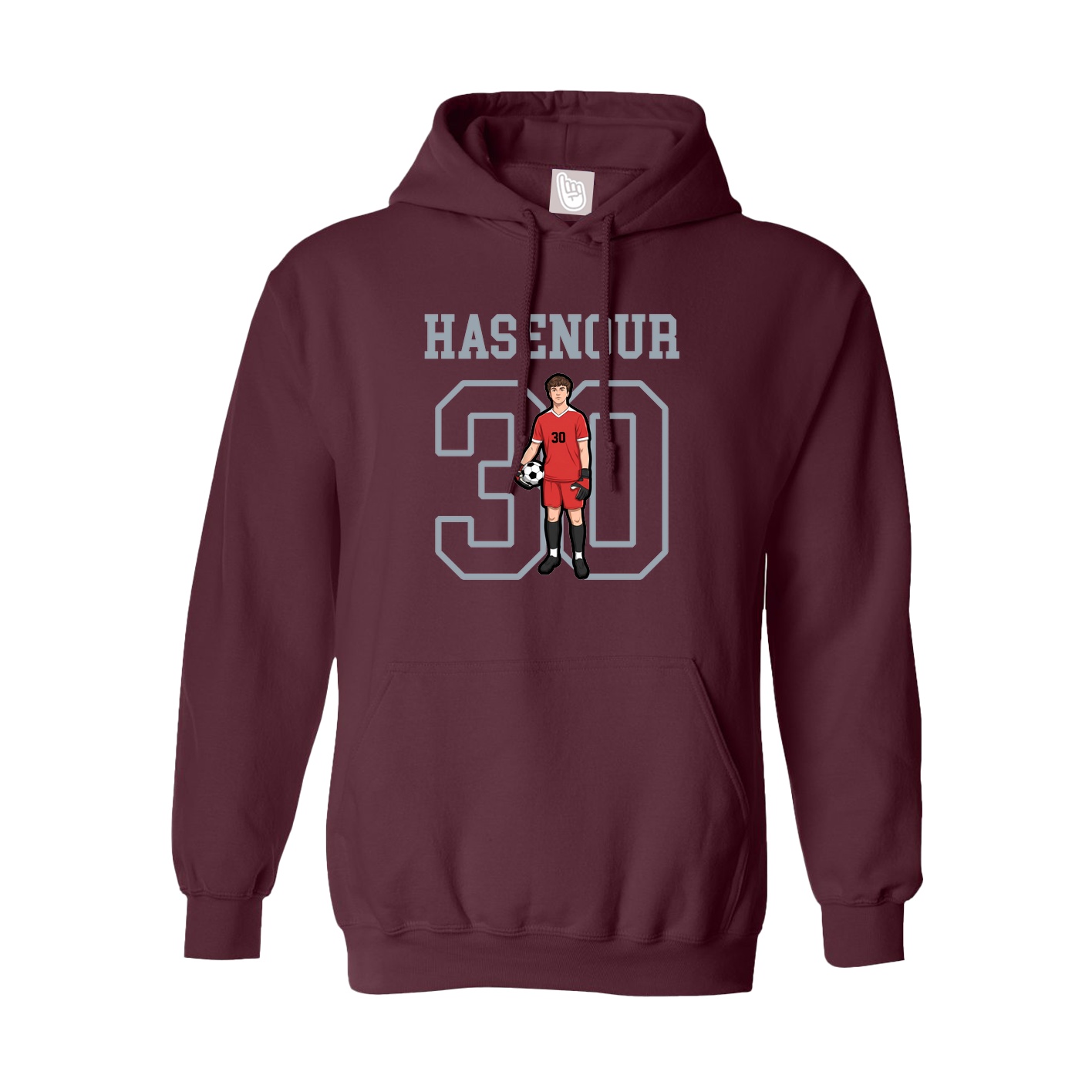 Youth Hoodie — Shirsey in Maroon