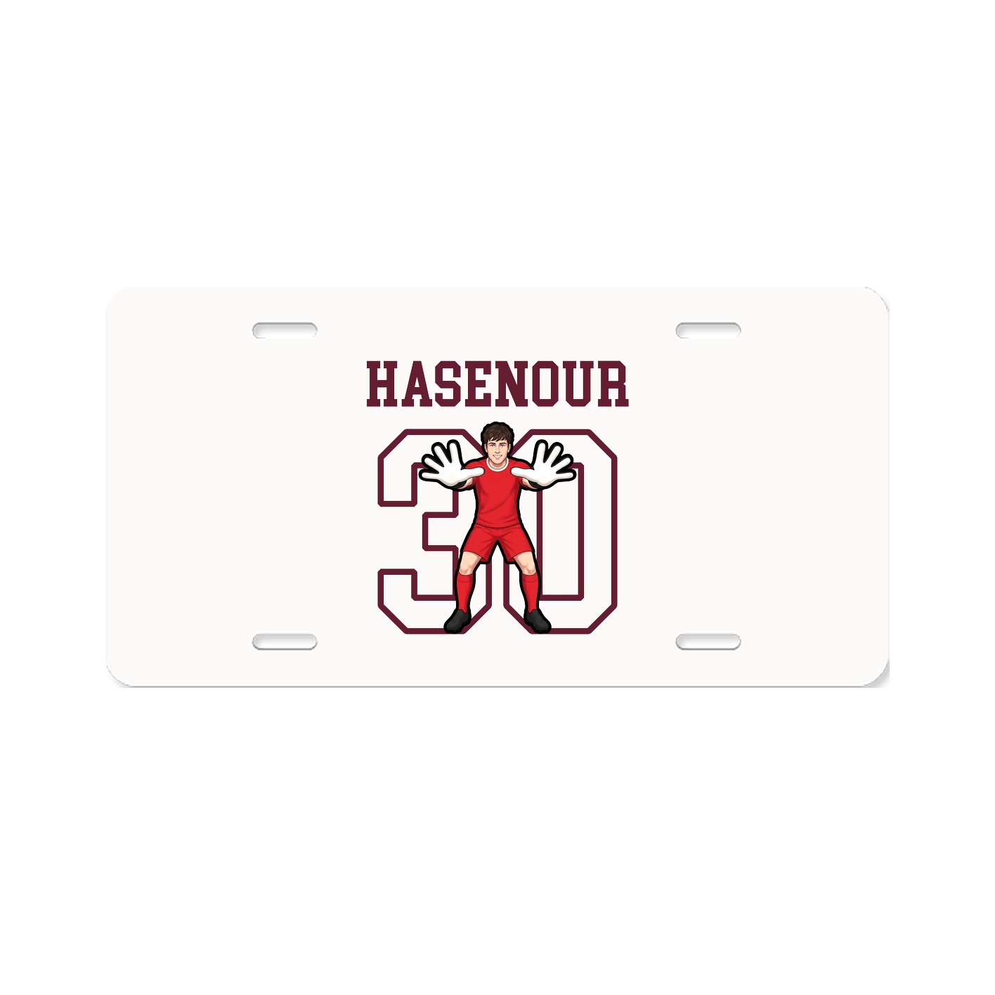 License Plate — Shirsey in Classic