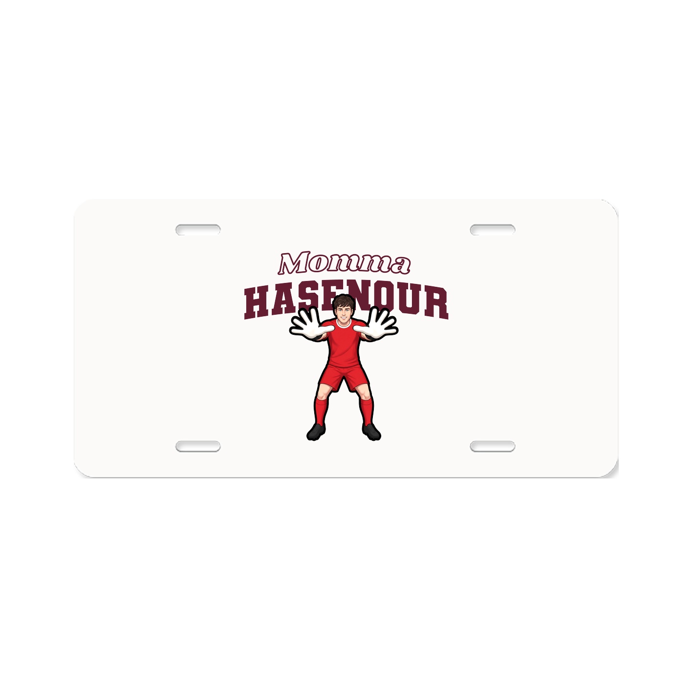 License Plate — Mothers Day Block in Classic