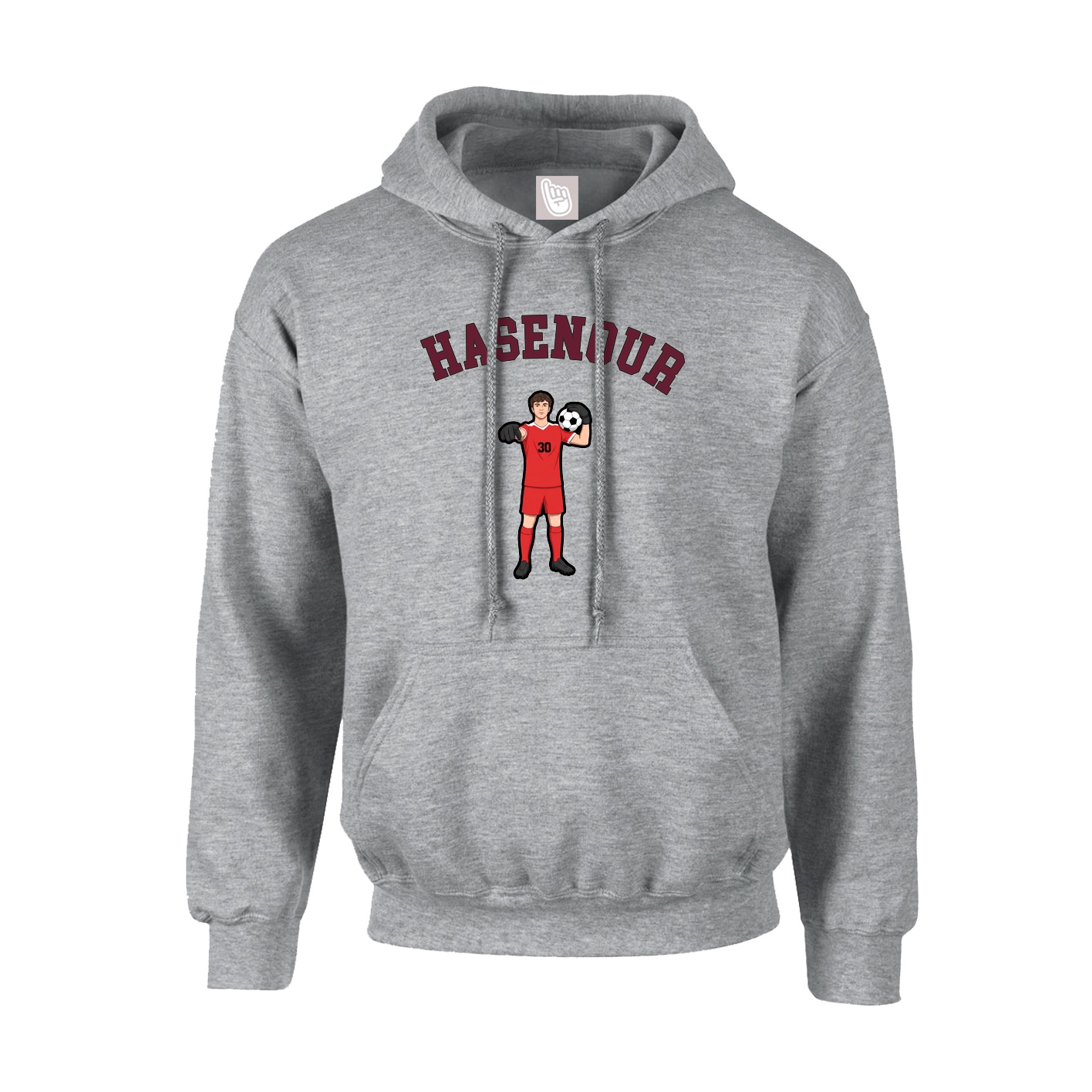 Youth Hoodie — Shirsey Arch in Grey