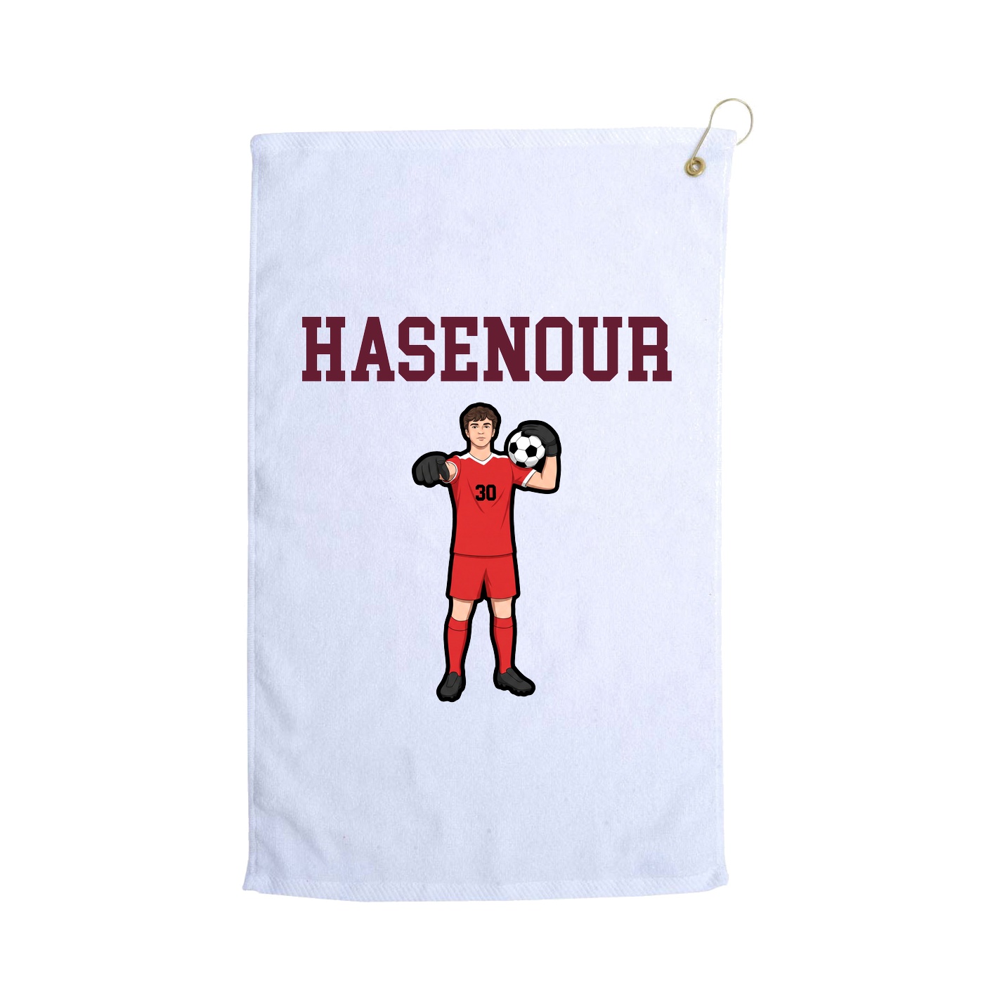 Golf Towel — Shirsey in White