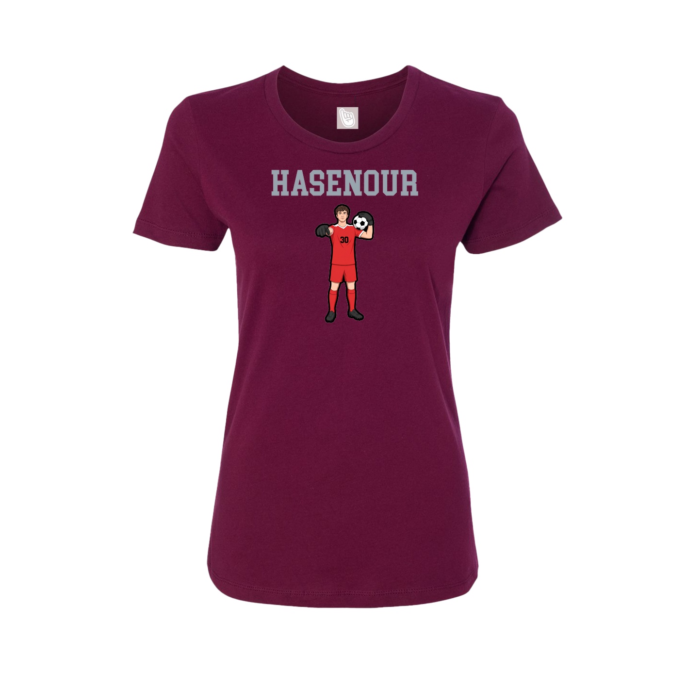 Womens Tee — Shirsey in Maroon