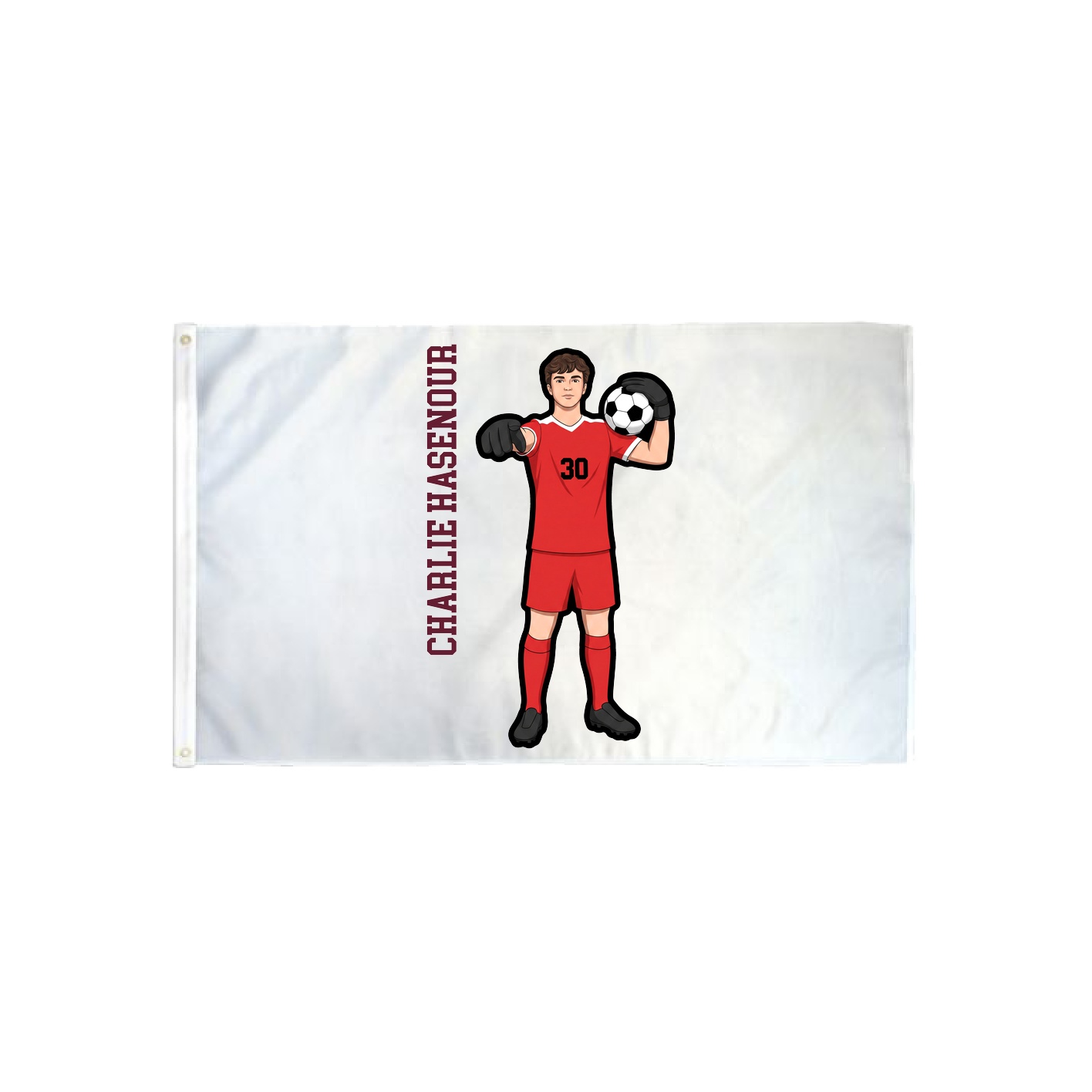 3x5 Flag — Name Vertical in Classic