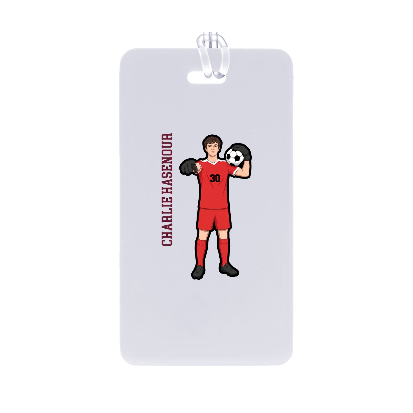 Bag Tag — Name Vertical in Classic