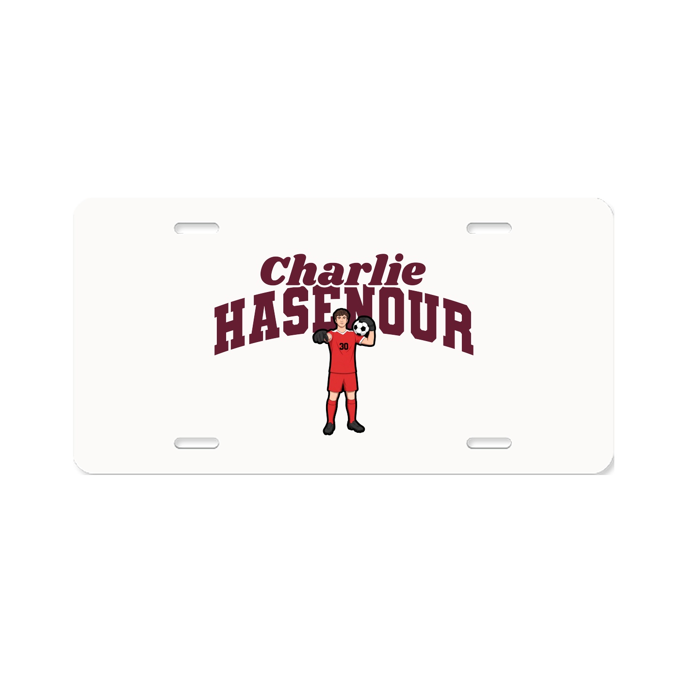 License Plate — Signature Arch in Classic