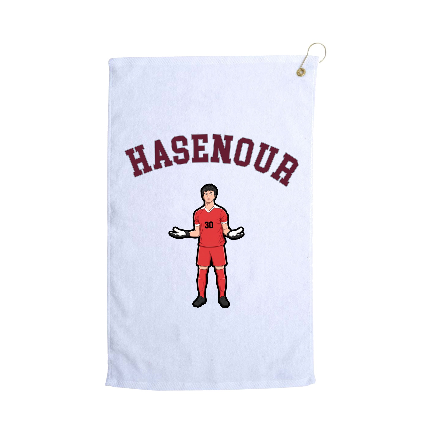 Golf Towel — Shirsey Arch in White