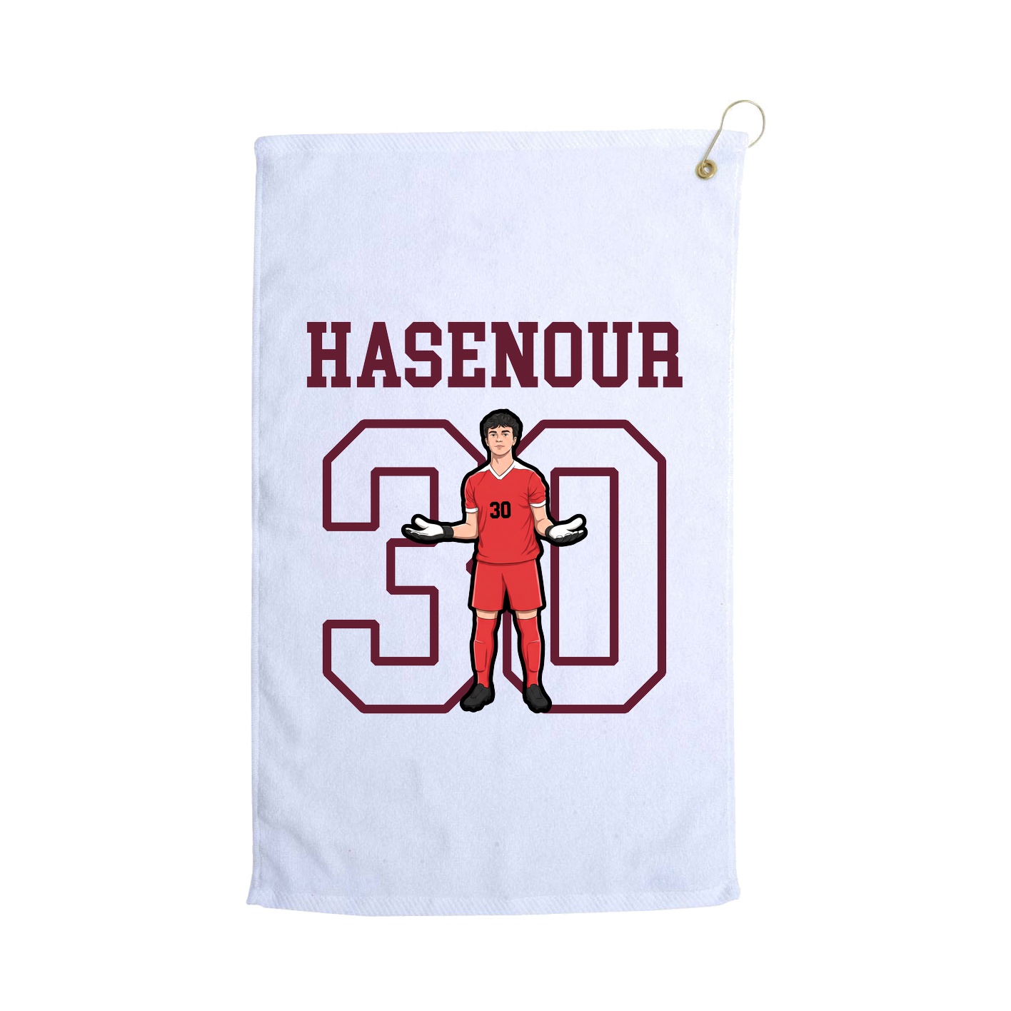 Golf Towel — Shirsey in White