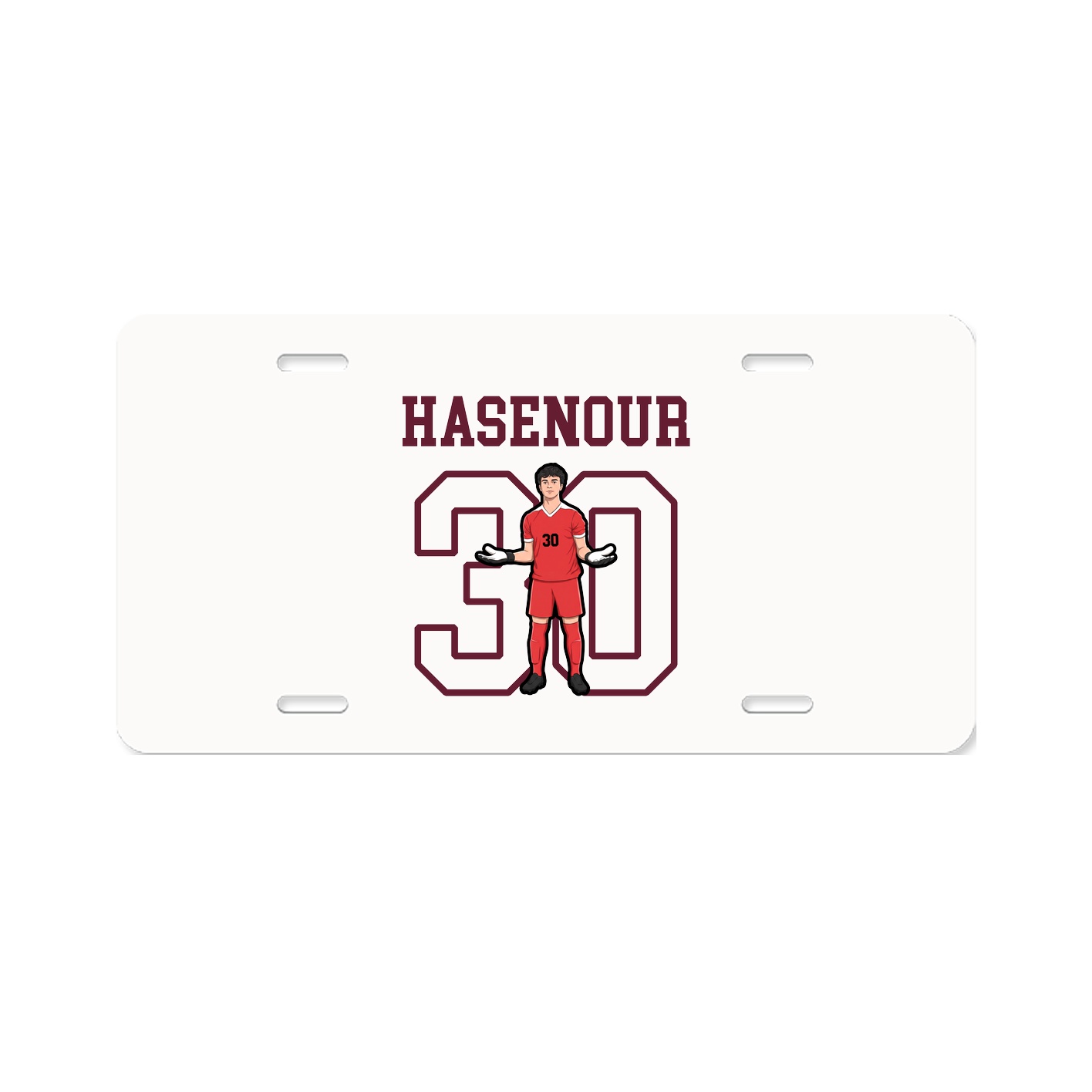 License Plate — Shirsey in Classic