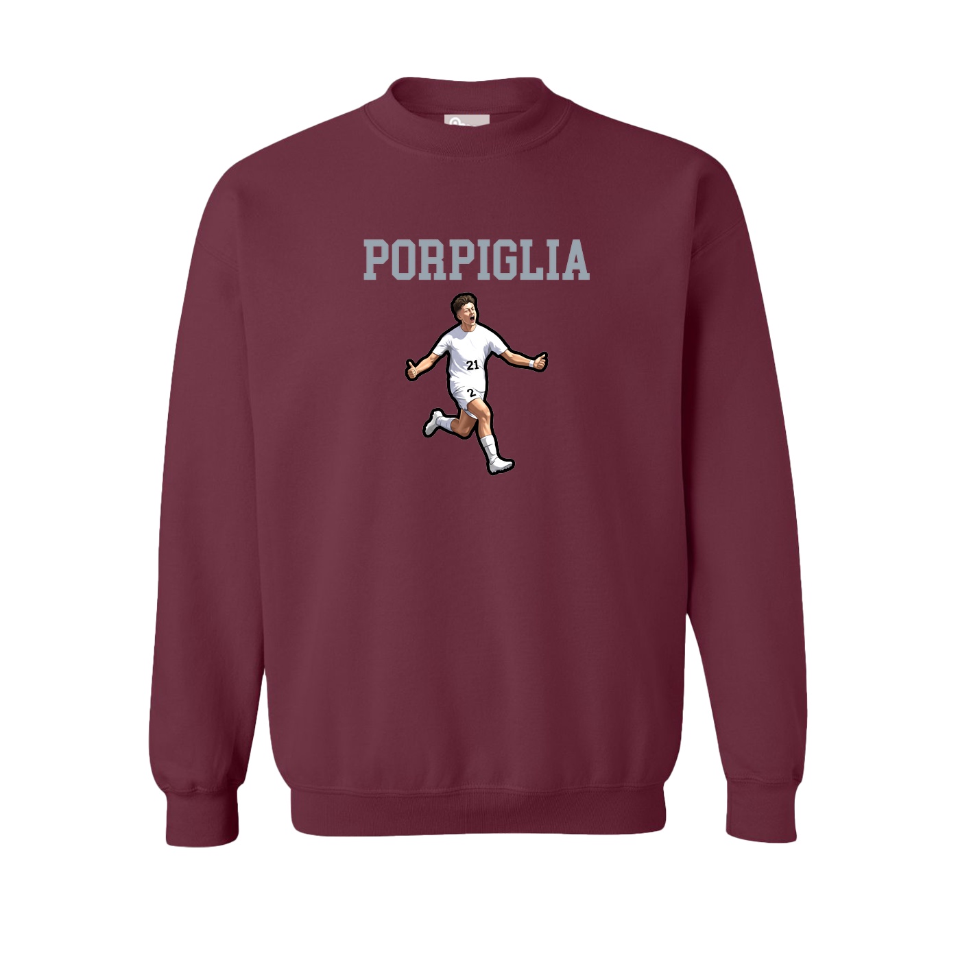 Fleece Crew — Shirsey in Maroon