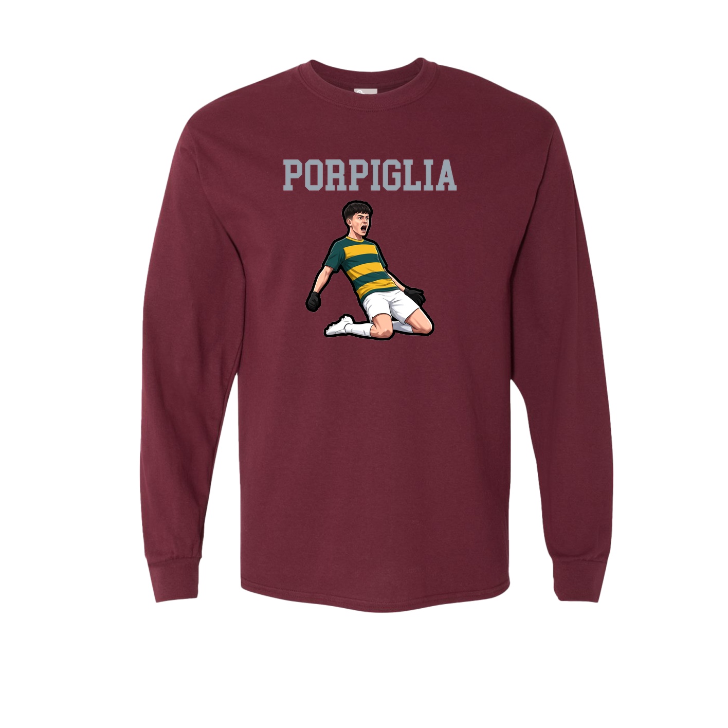 Long Sleeve Tee — Shirsey in Maroon