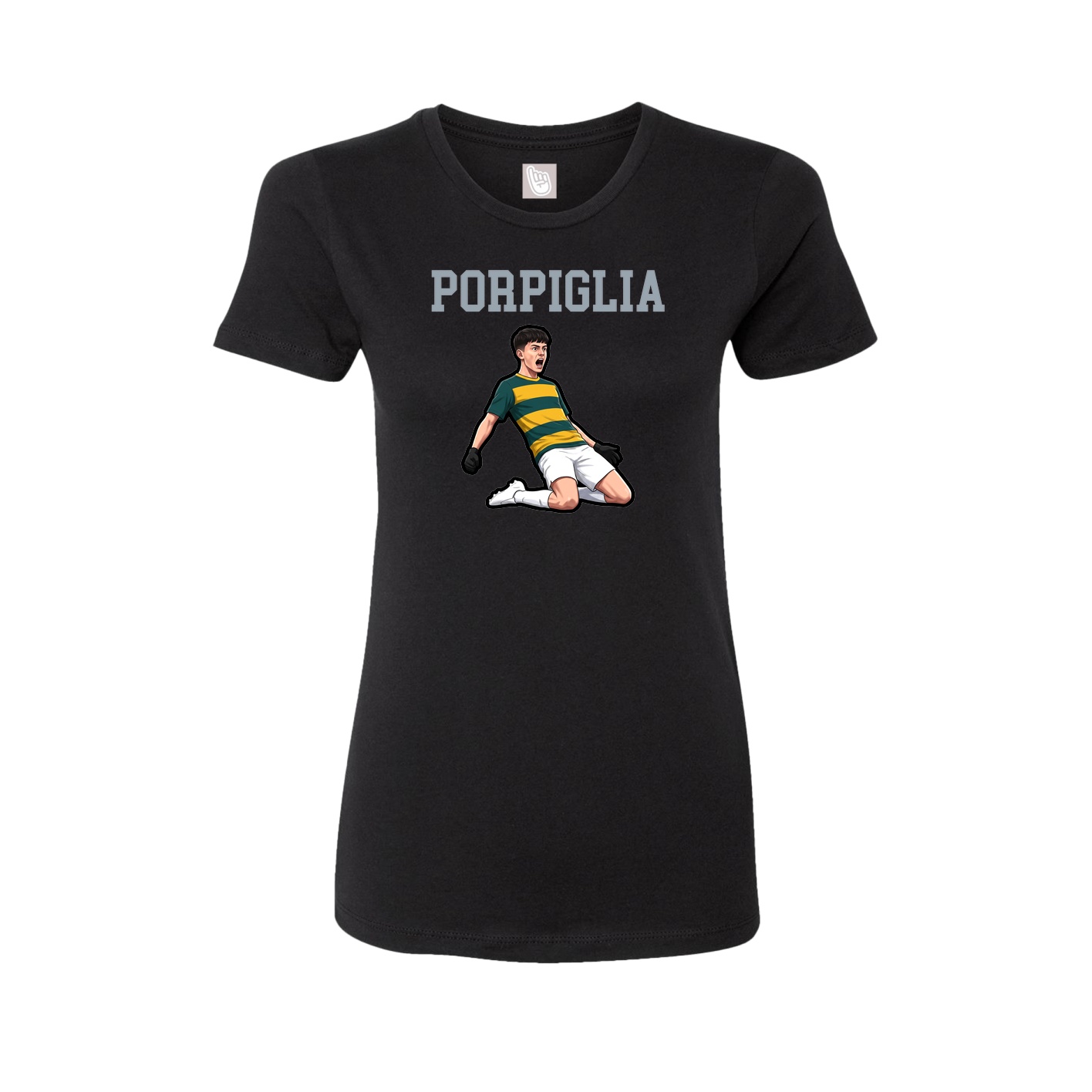 Fitted Women's Tee — Shirsey in Black