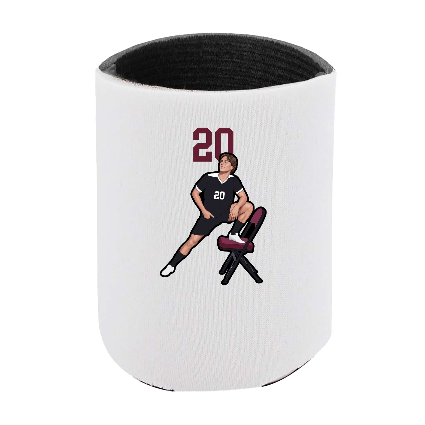 Can Holder — Number Top in White