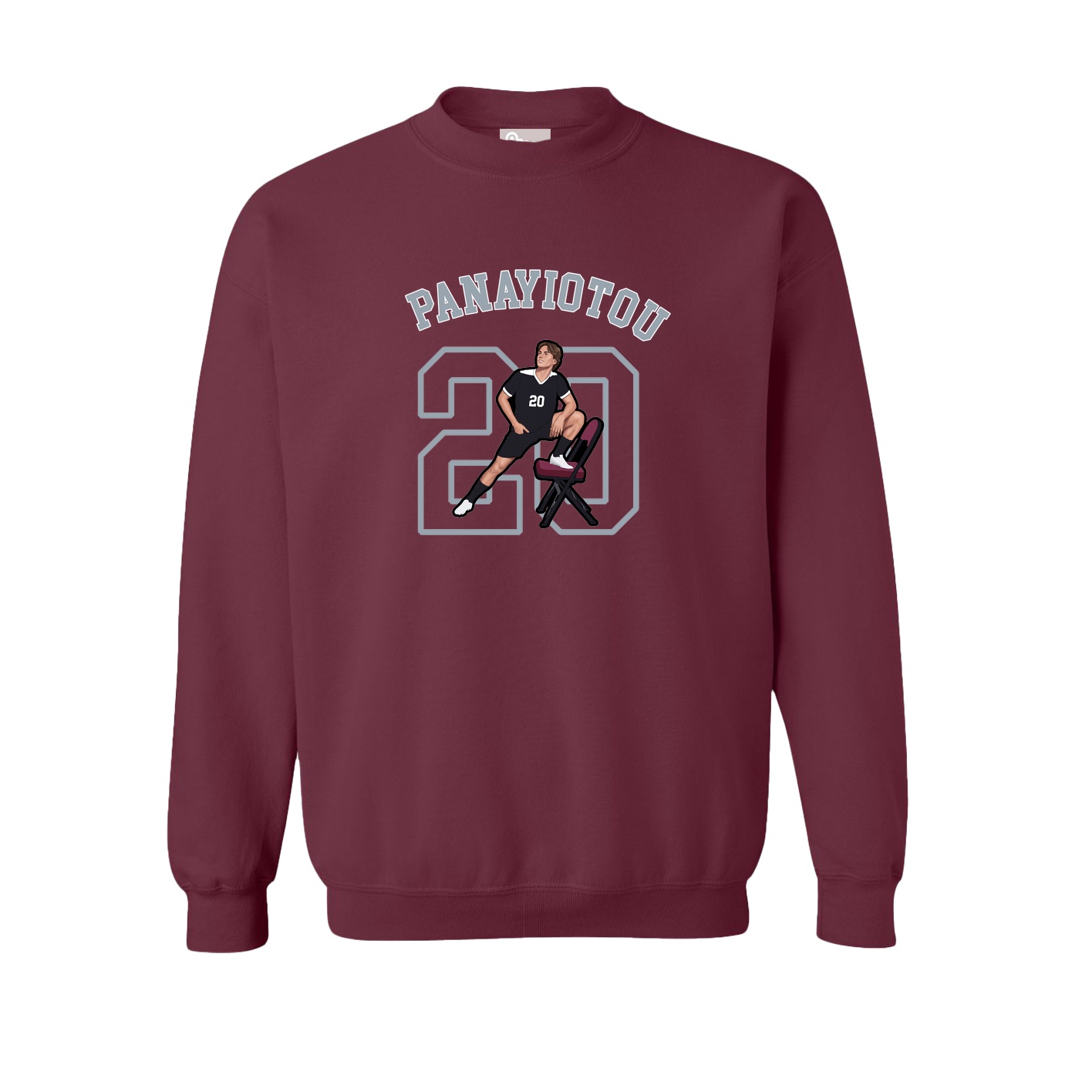 Fleece Crew — Shirsey Arch in Maroon