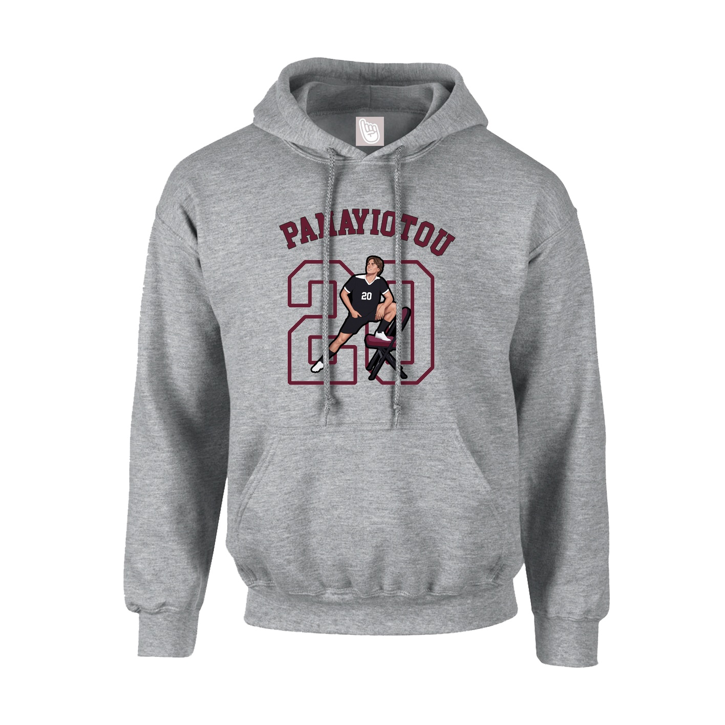 Youth Hoodie — Shirsey Arch in Grey