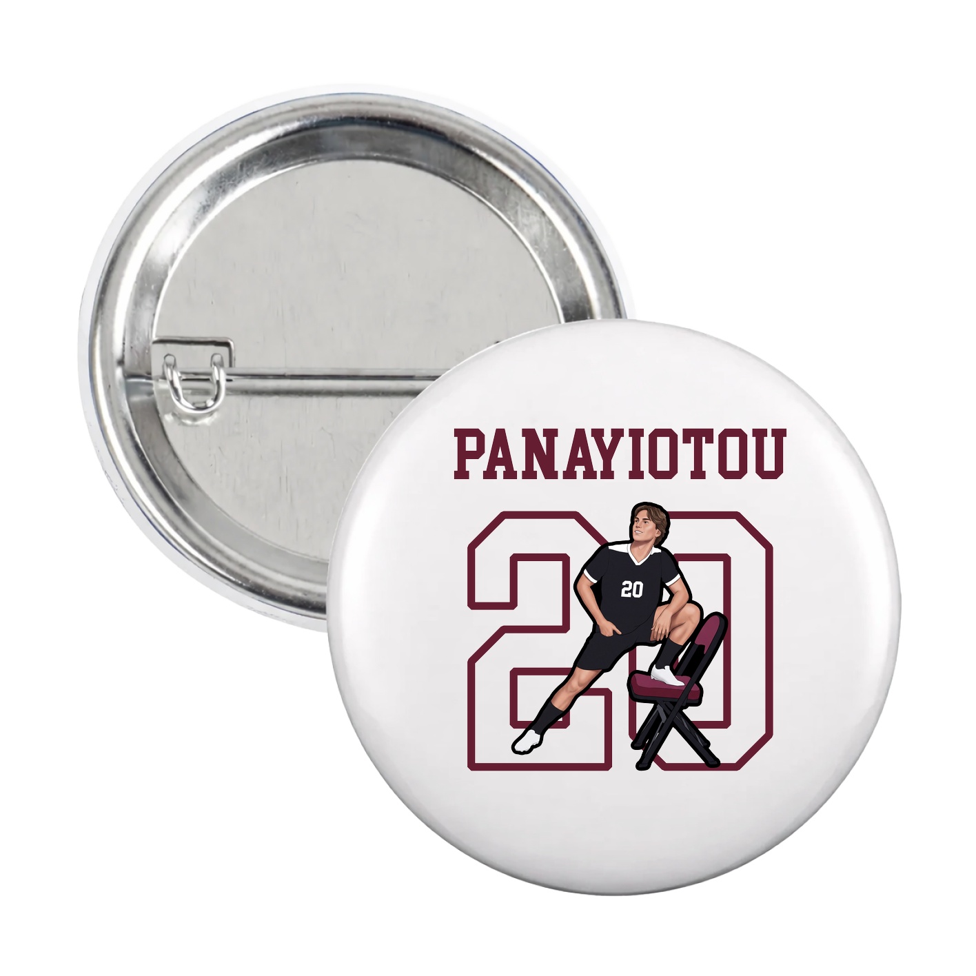 Game Day Button — Shirsey in White